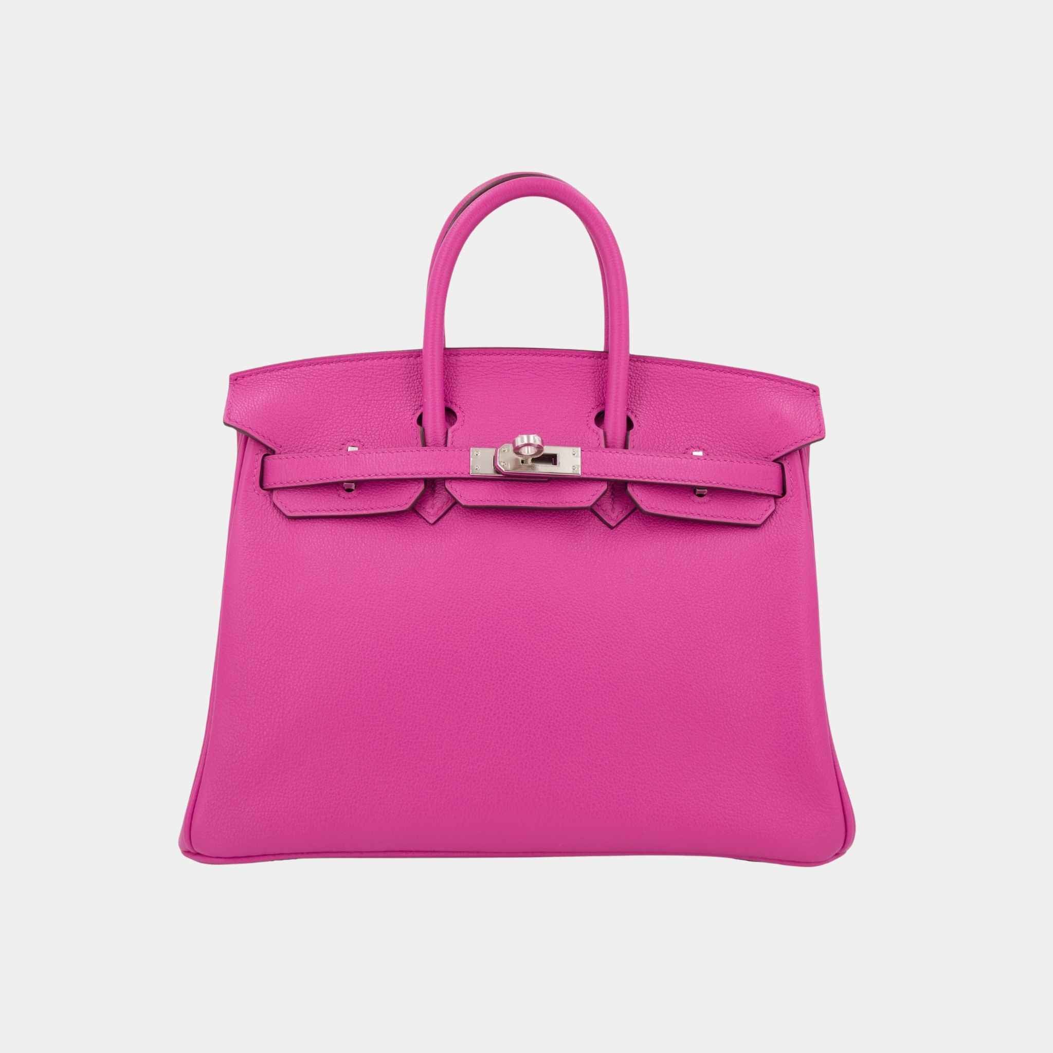 Birkin 25 Verso Taurillion Novillo Magnolia/Capucine PHW