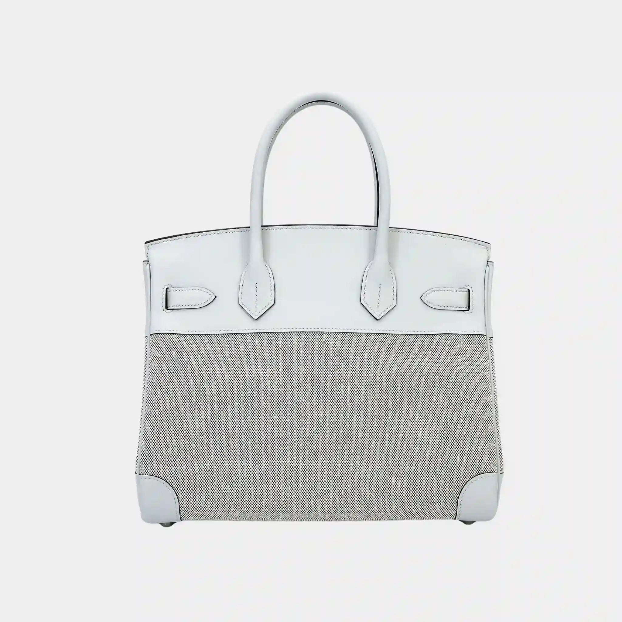 Birkin 30 Canvas-Swift Gris Platine PHW