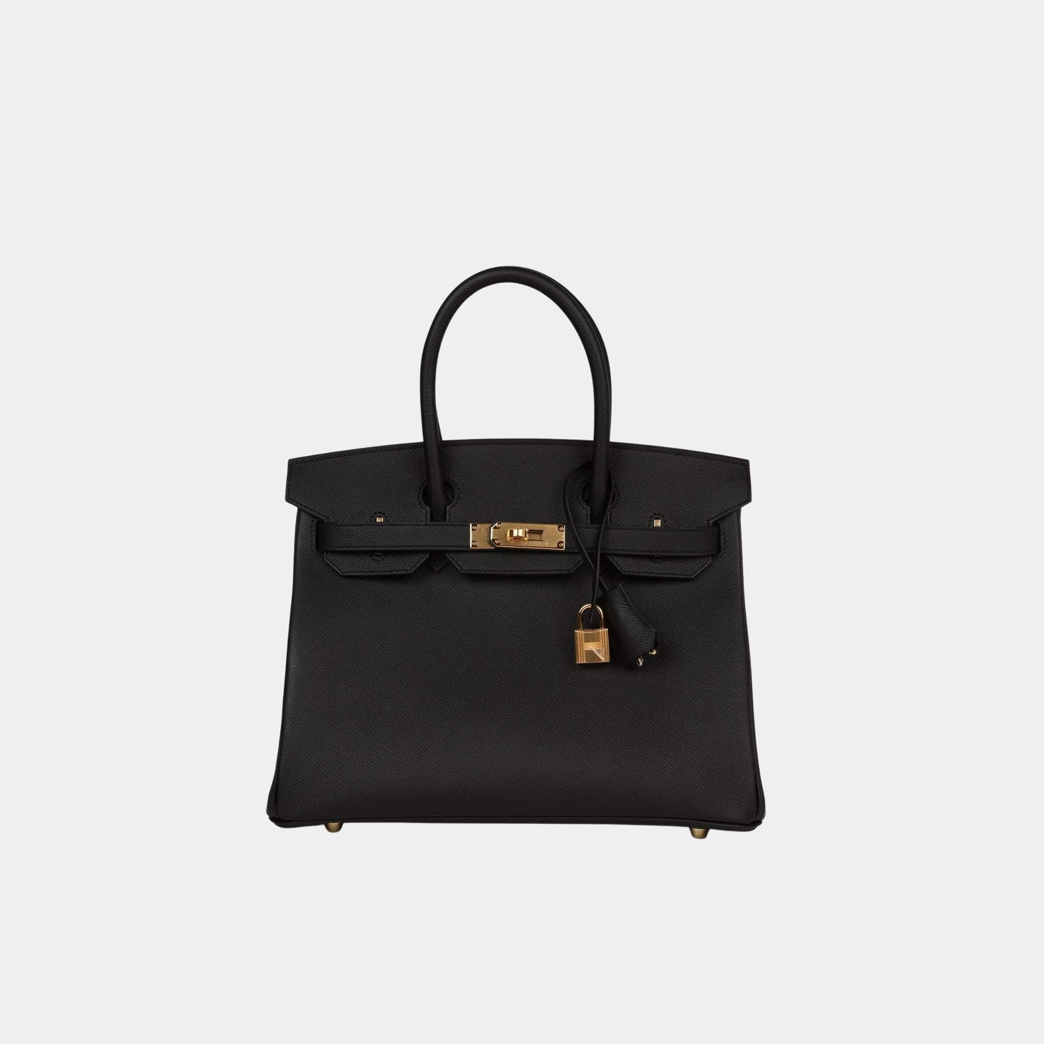 Birkin 30 Epsom Black GHW