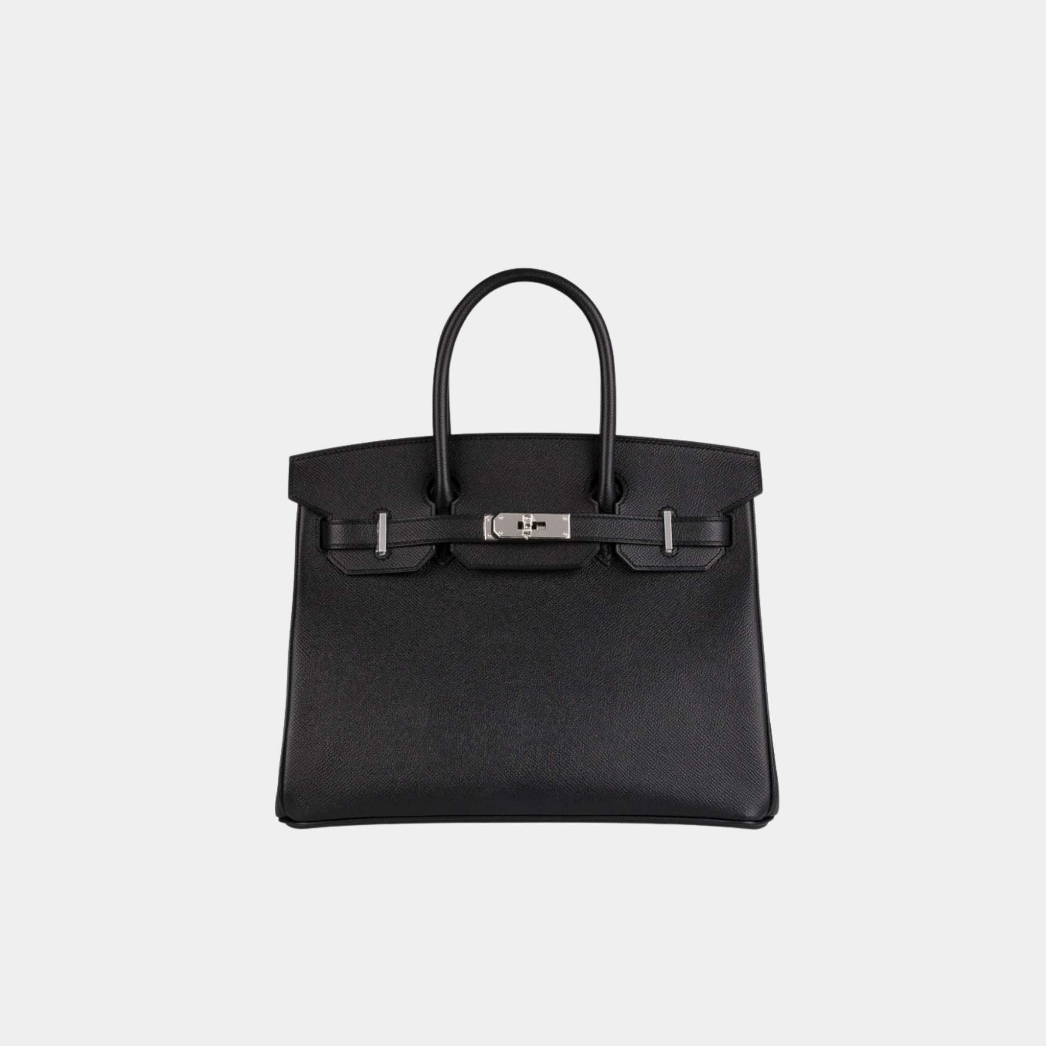 Birkin 30 Epsom Black PHW