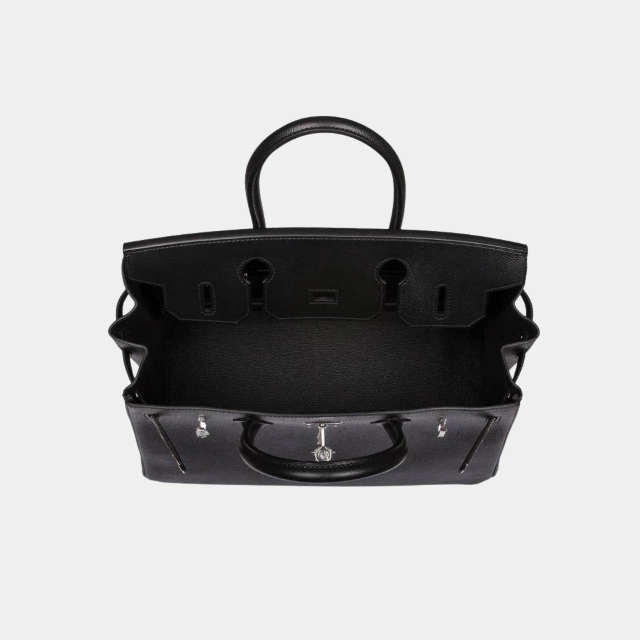 Birkin 30 Epsom Black PHW