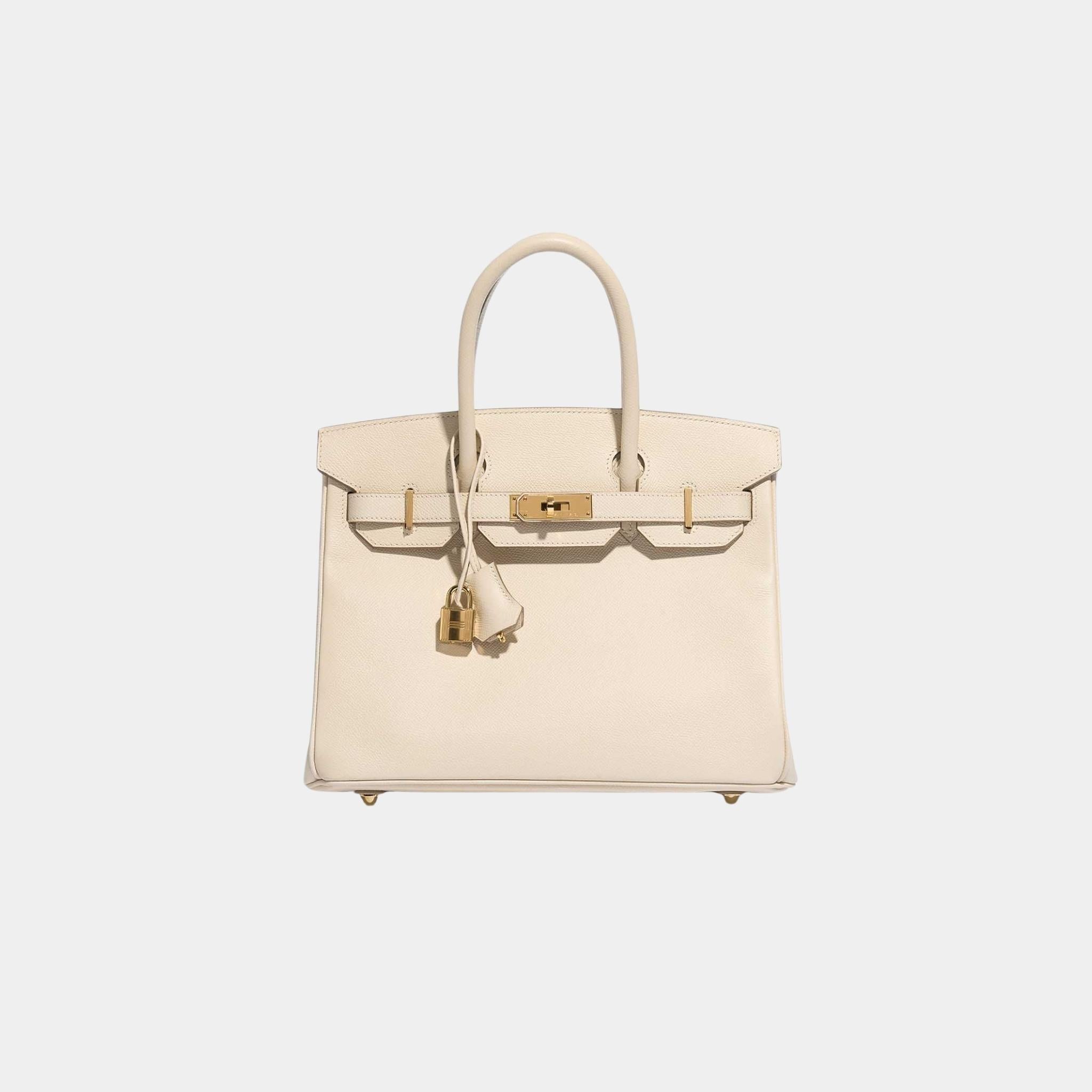 Birkin 30 Epsom Craie GHW