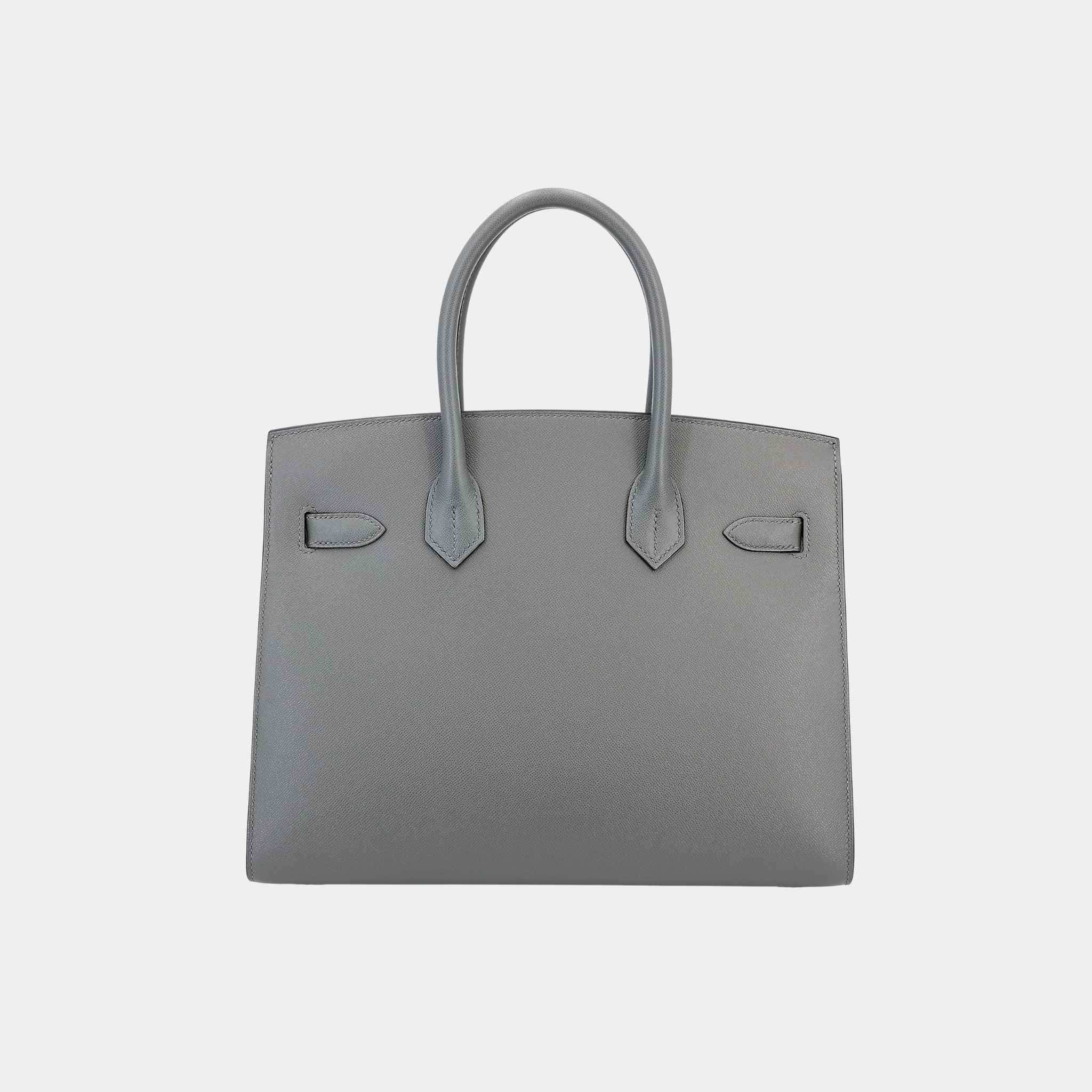 Birkin 30 Sellier Madame Gris Meyer PHW