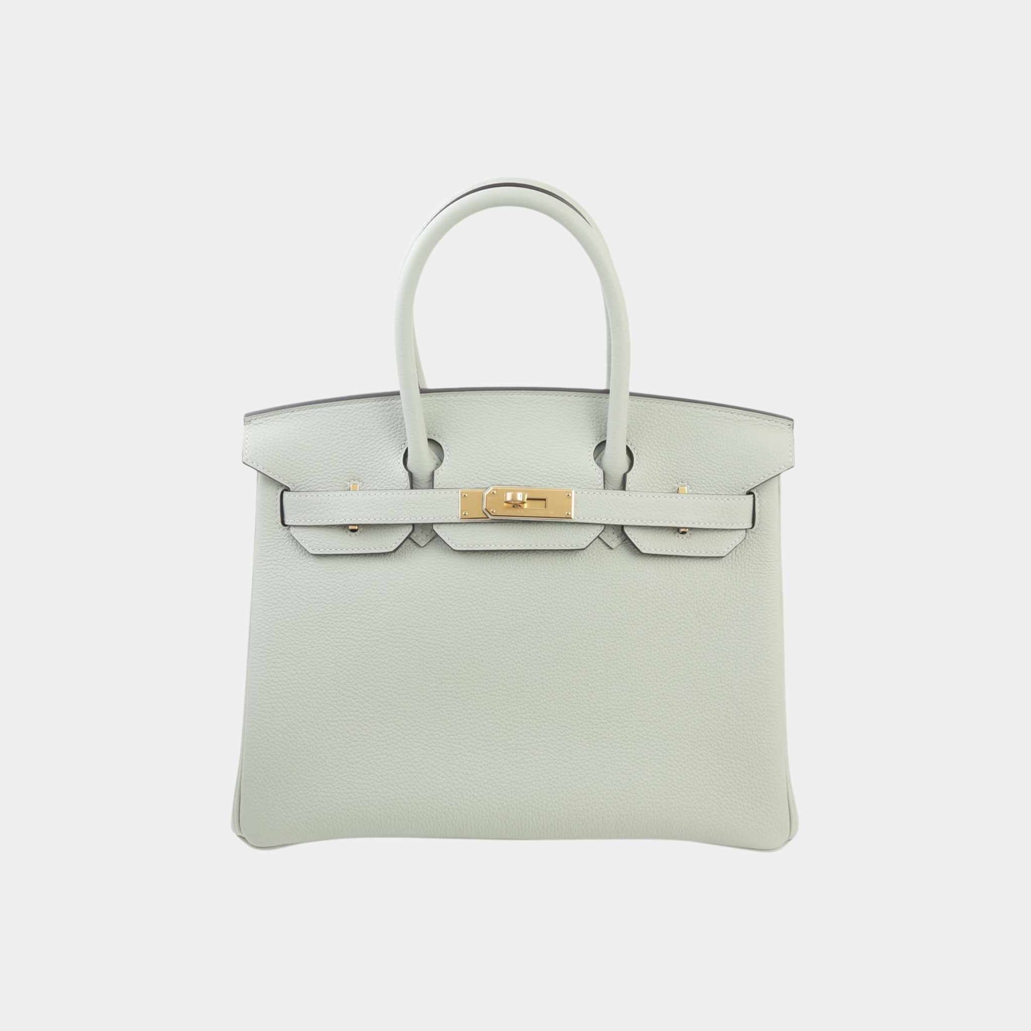 Birkin 30 Togo Gris Neve GHW