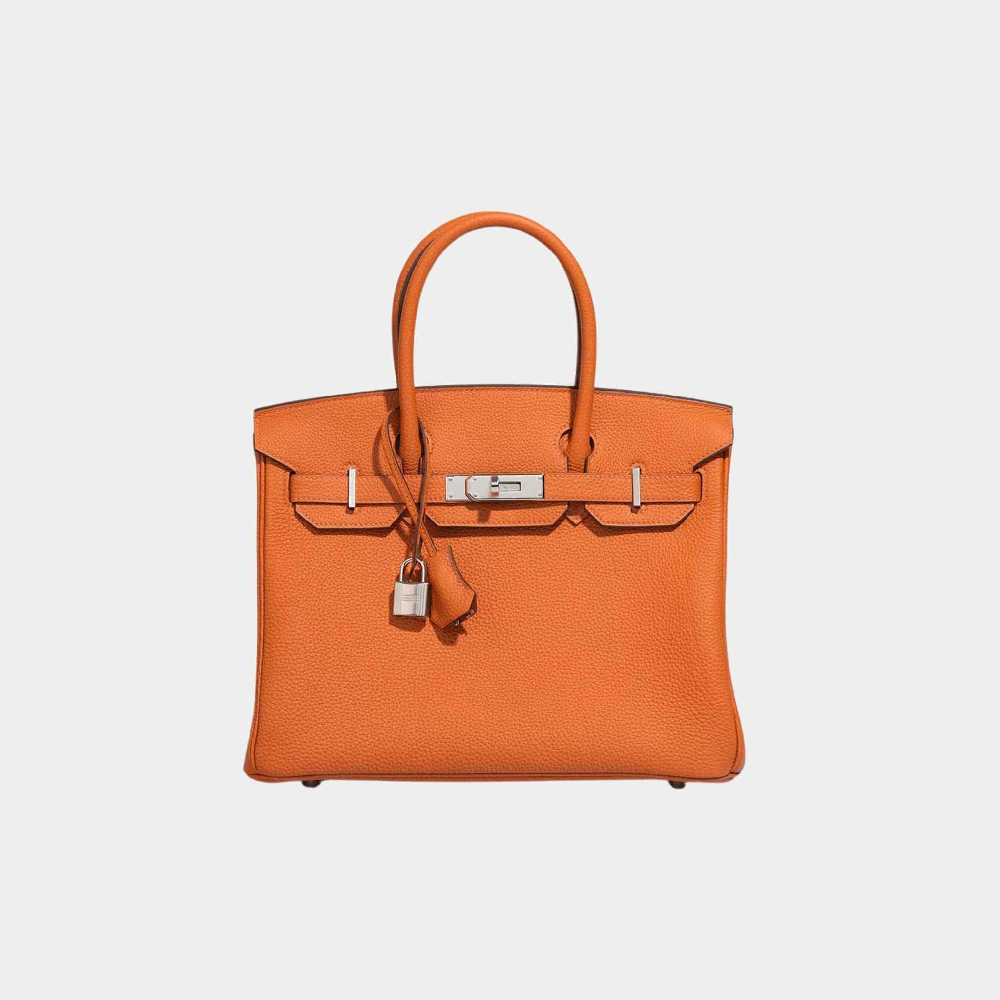Birkin 30 Togo Orange H PHW