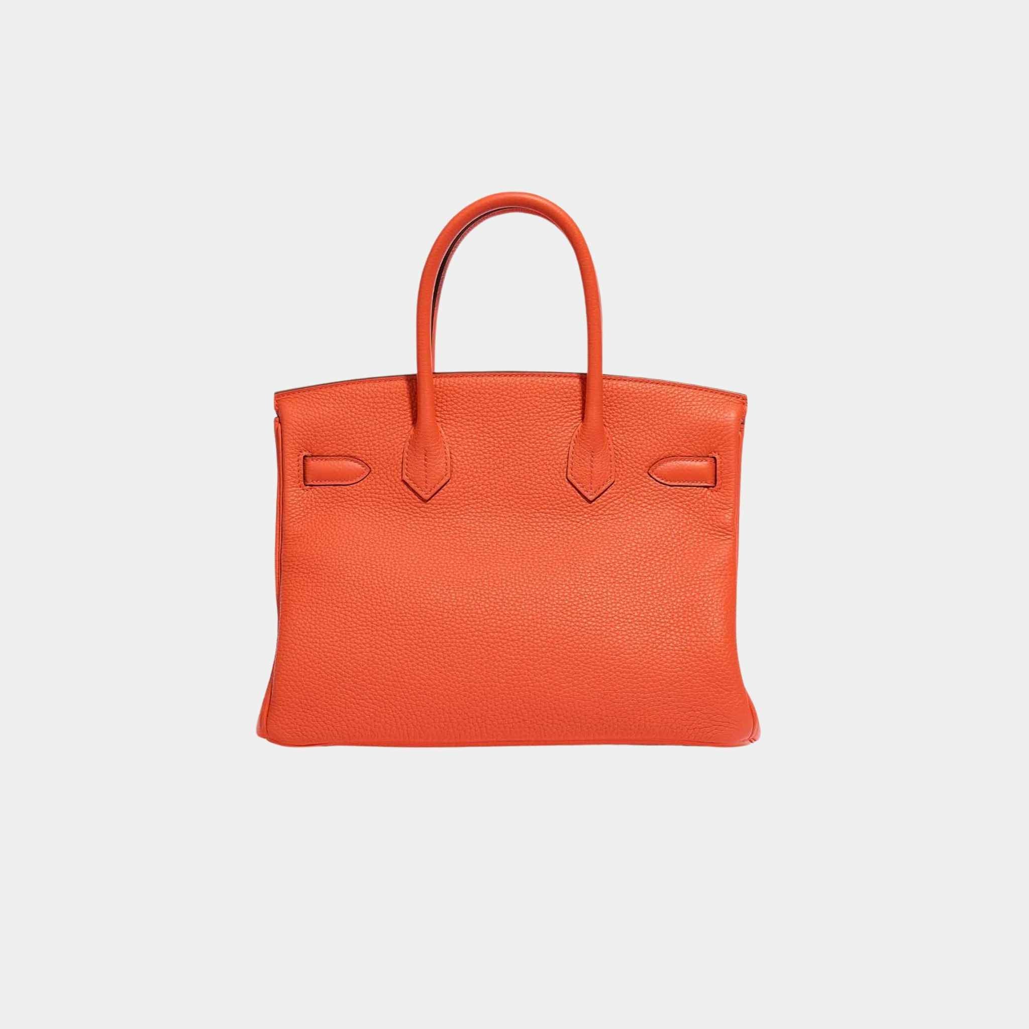 Birkin 30 Togo Orange Poppy PHW