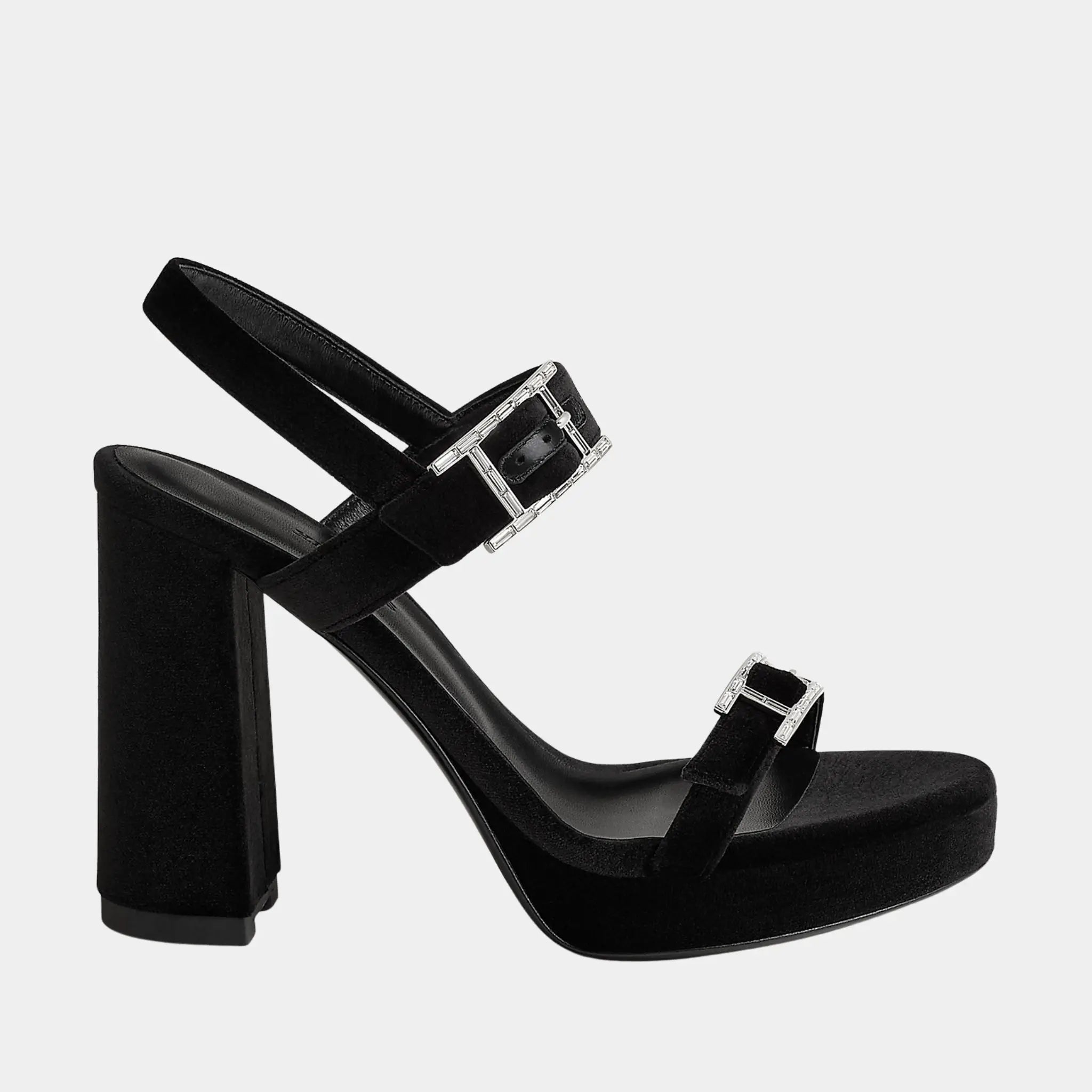 Bossa High Heel Sandal in Velvet
