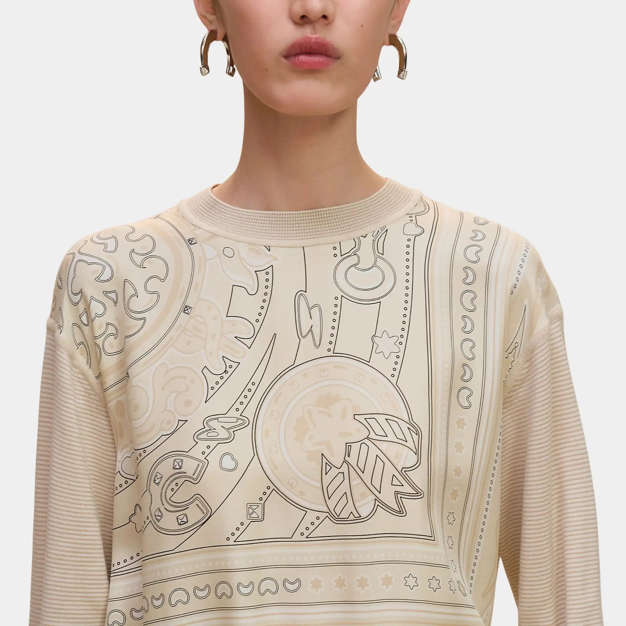 Candy Libris Long-sleeve Twillaine Sweater