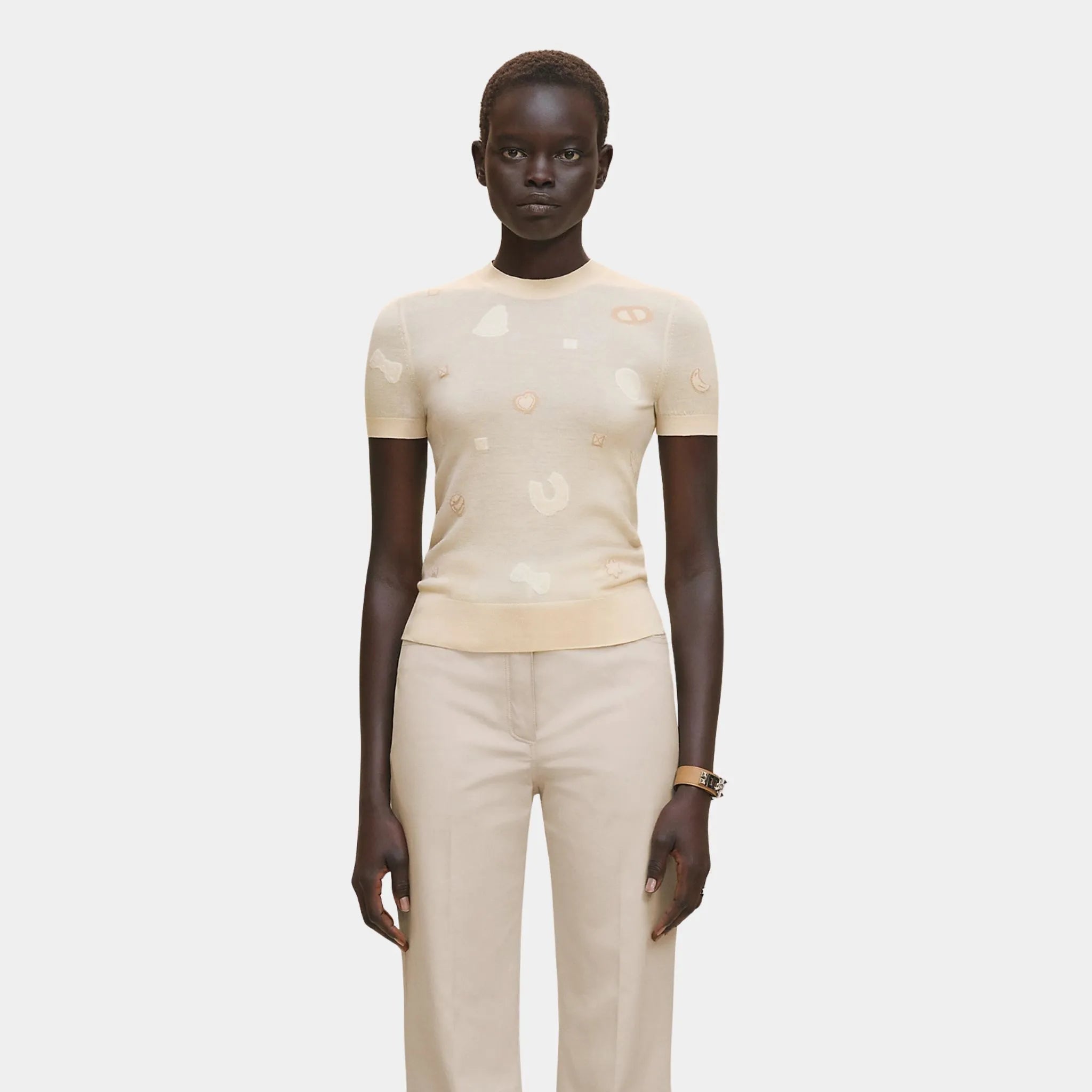 Candy Libris Short-sleeve Sweater