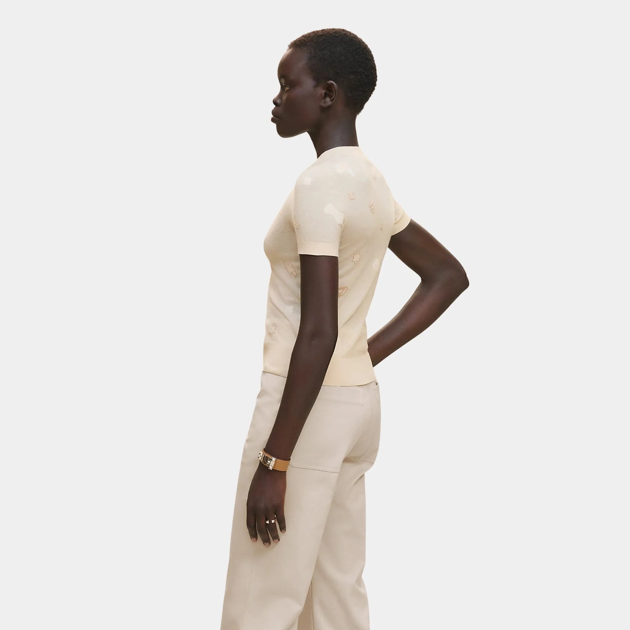 Candy Libris Short-sleeve Sweater