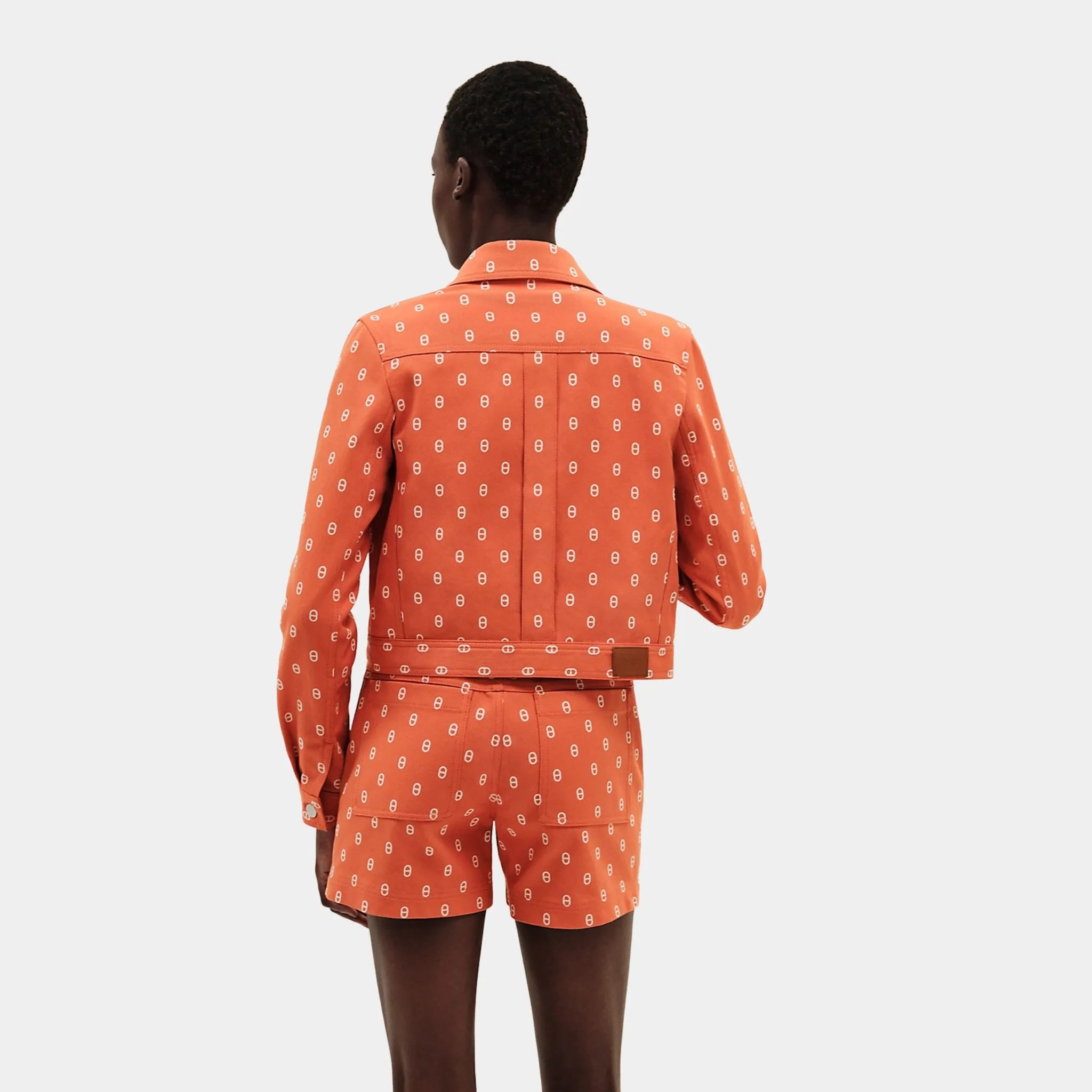 Chaine d'Ancre Printed Denim Jacket