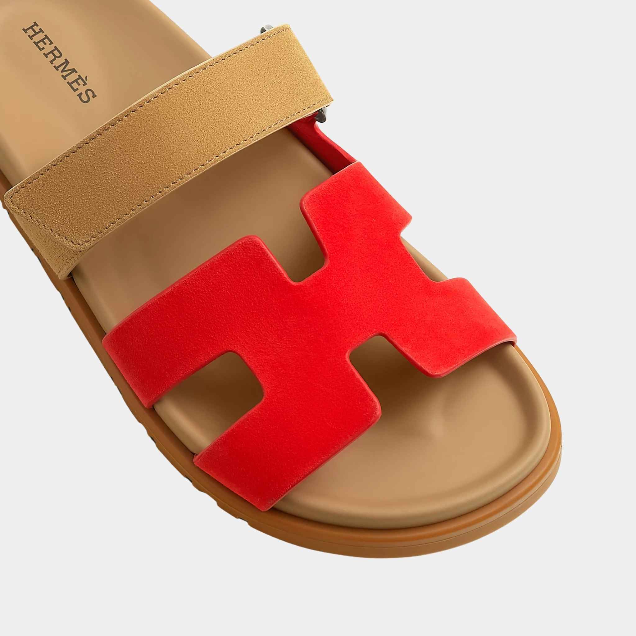 Chypre Sandal Two Tone Suede Women