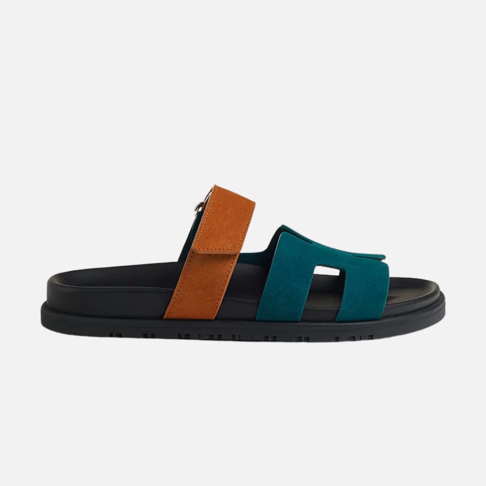 Chypre Sandal Two Tone Suede Women