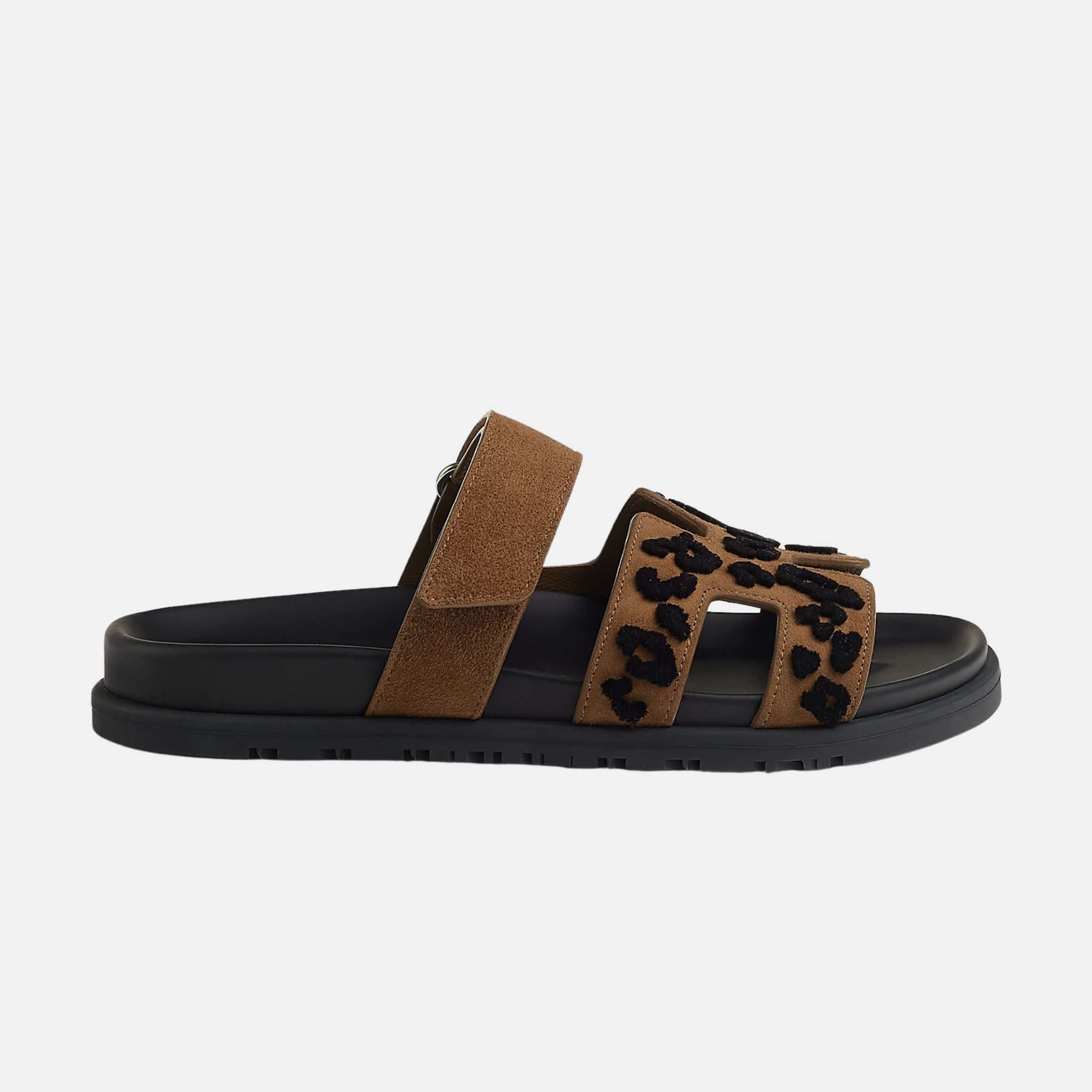 Chypre Sandal Tufted Suede Goatskin Women