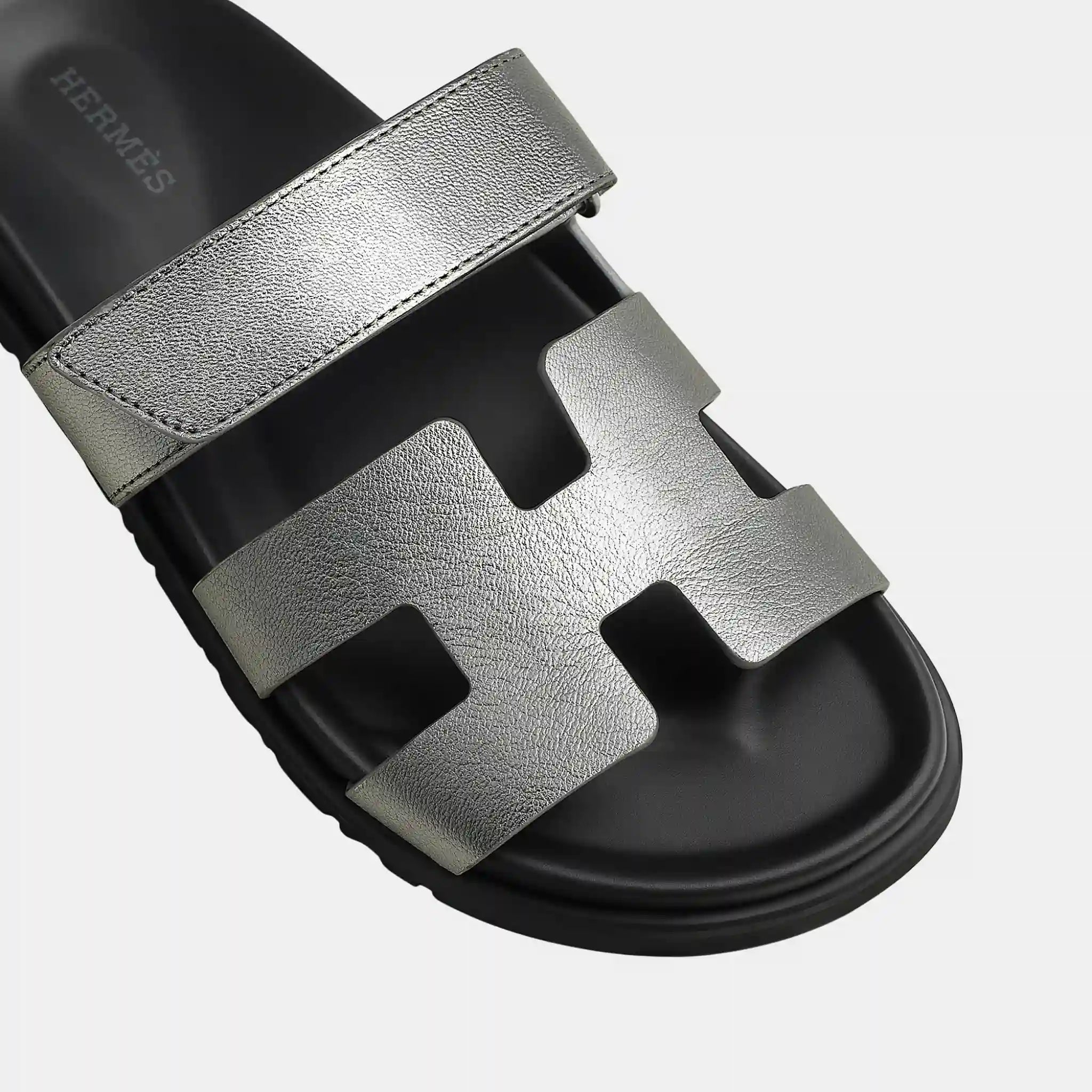 Chypre Women Sandals in Metallic Goatskin