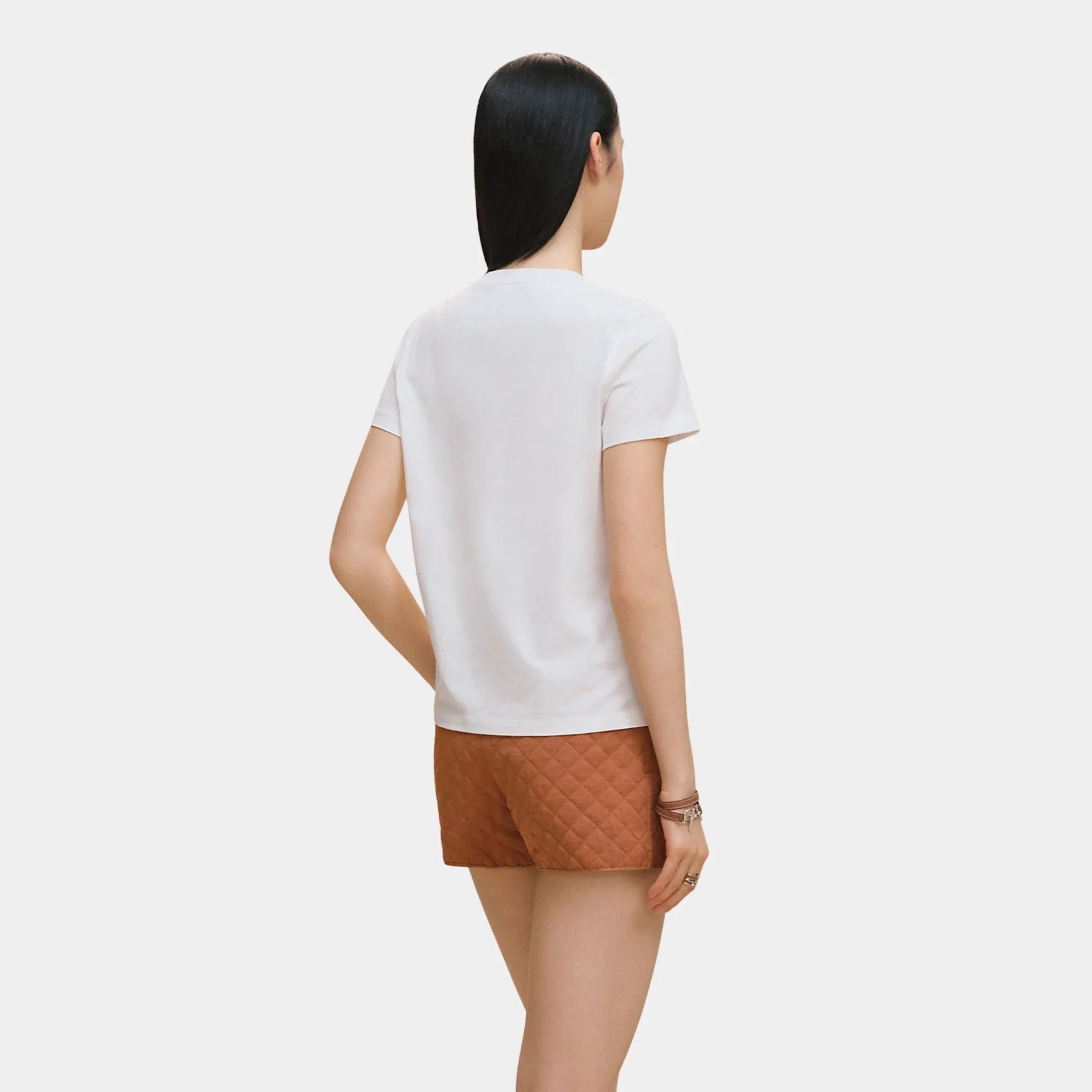 Coloriages de Jour Print Straight T-shirt