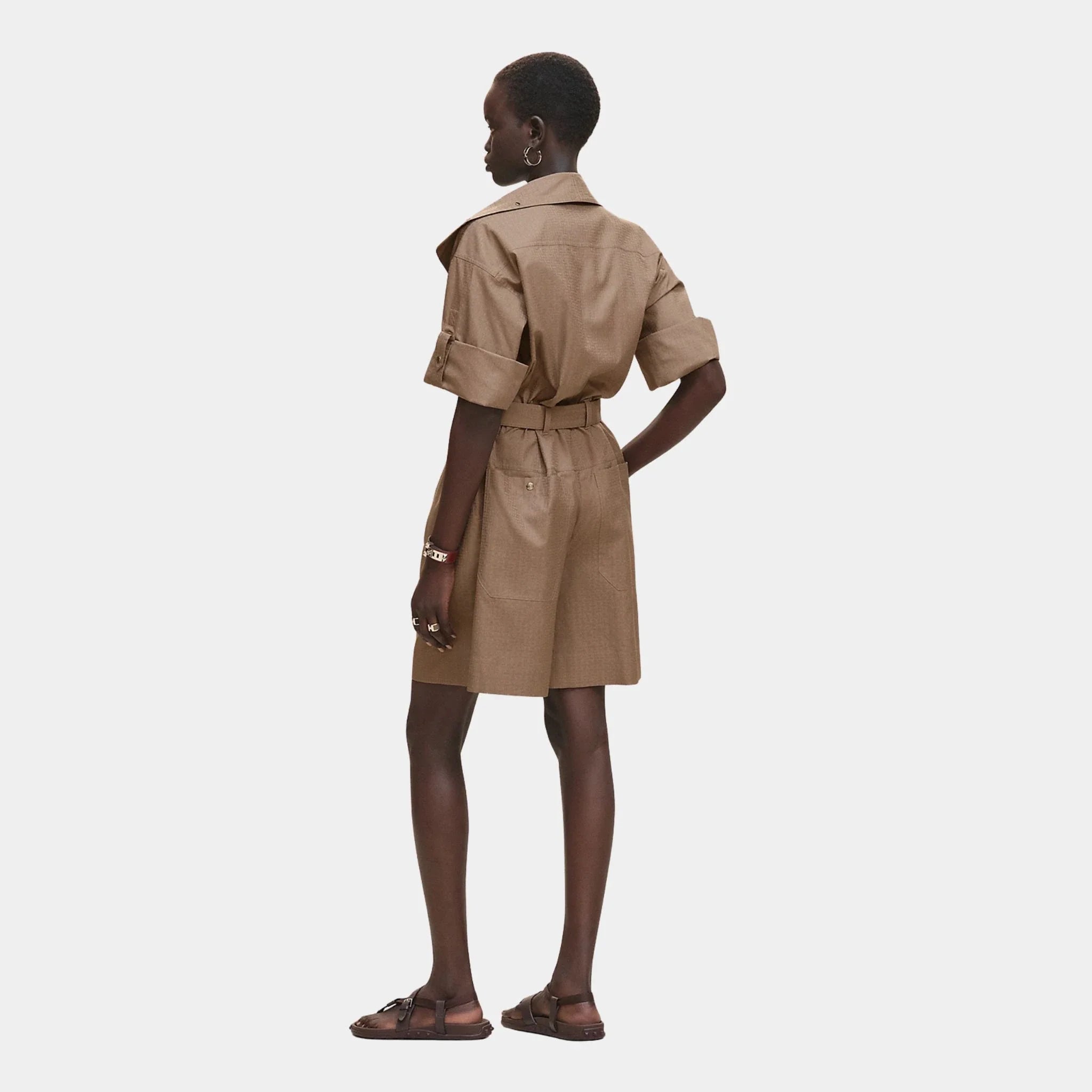 Combishort in Mosaique Printed Gauze