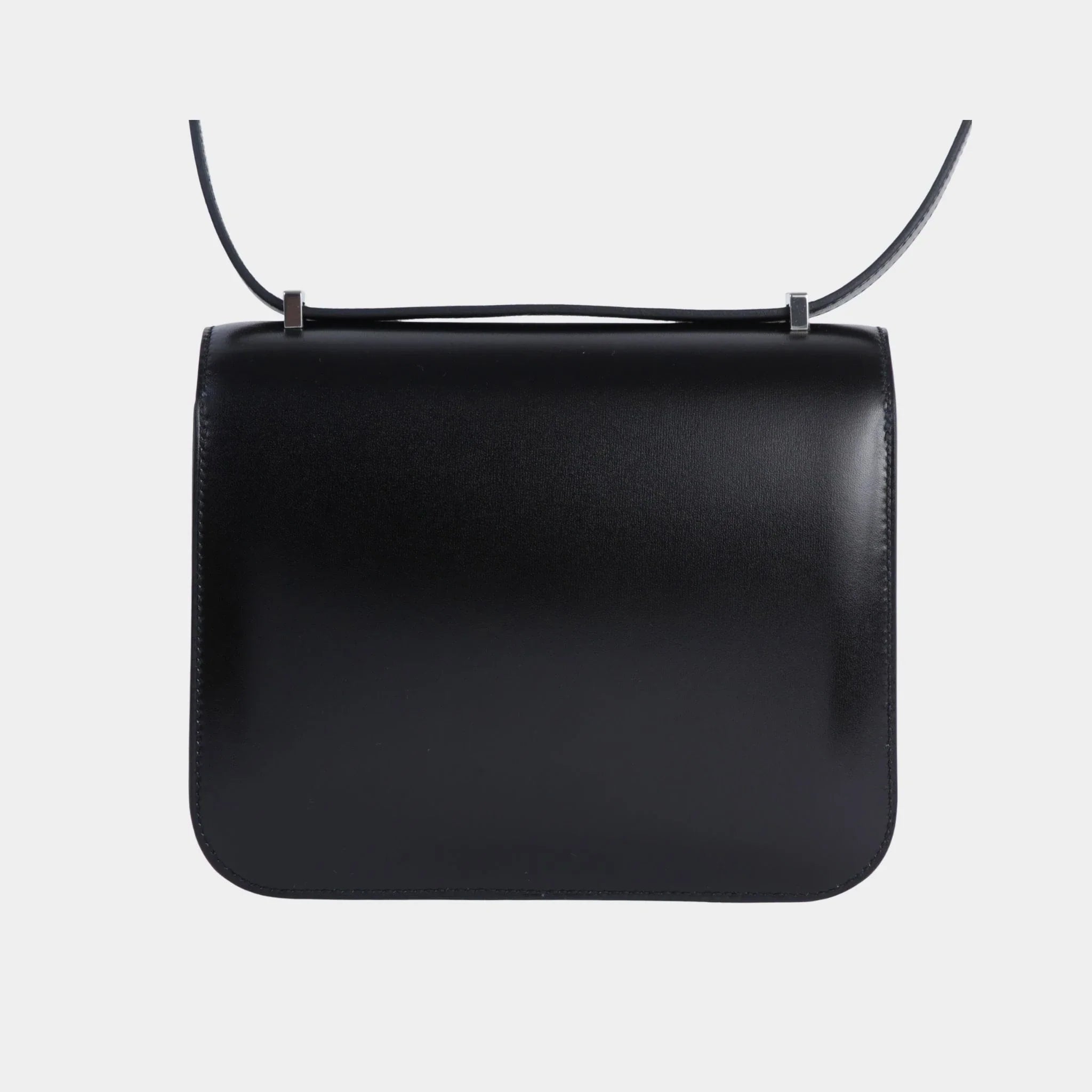 Constance Mini Box Calfskin Black PHW