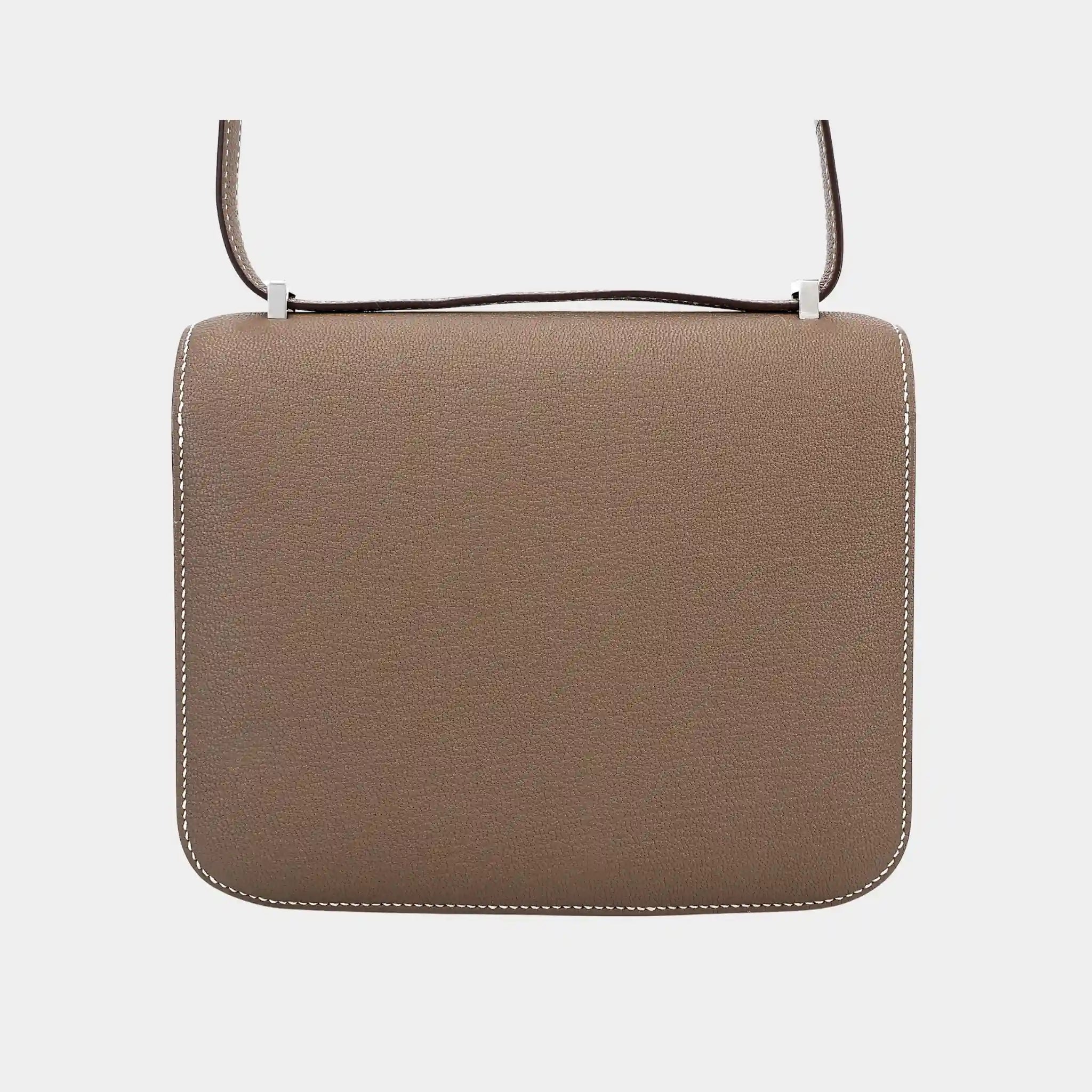 Constance Mini Chevre Etoupe PHW