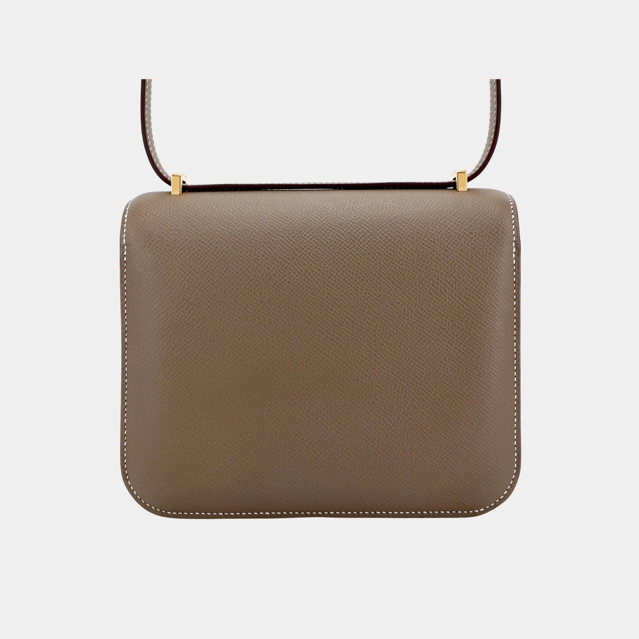 Constance Mini Epsom Etoupe GHW