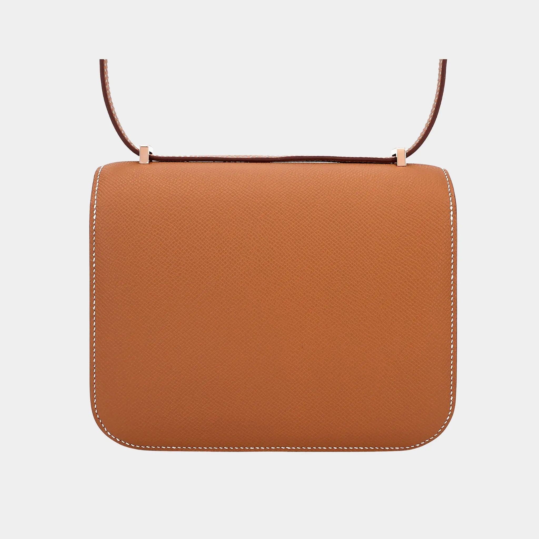 Constance Mini Epsom Gold RGHW