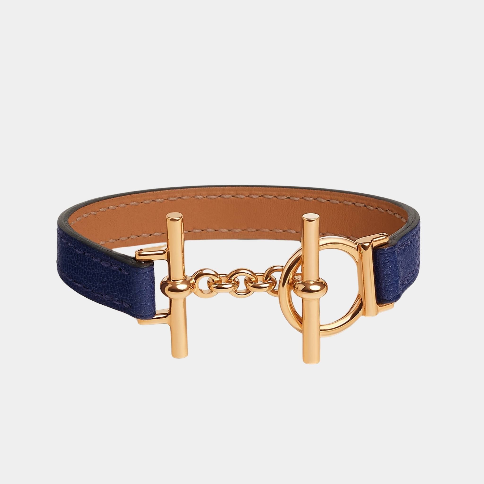 Croisiere Simple Tour Bracelet Chamkila Goatskin Gold Plated