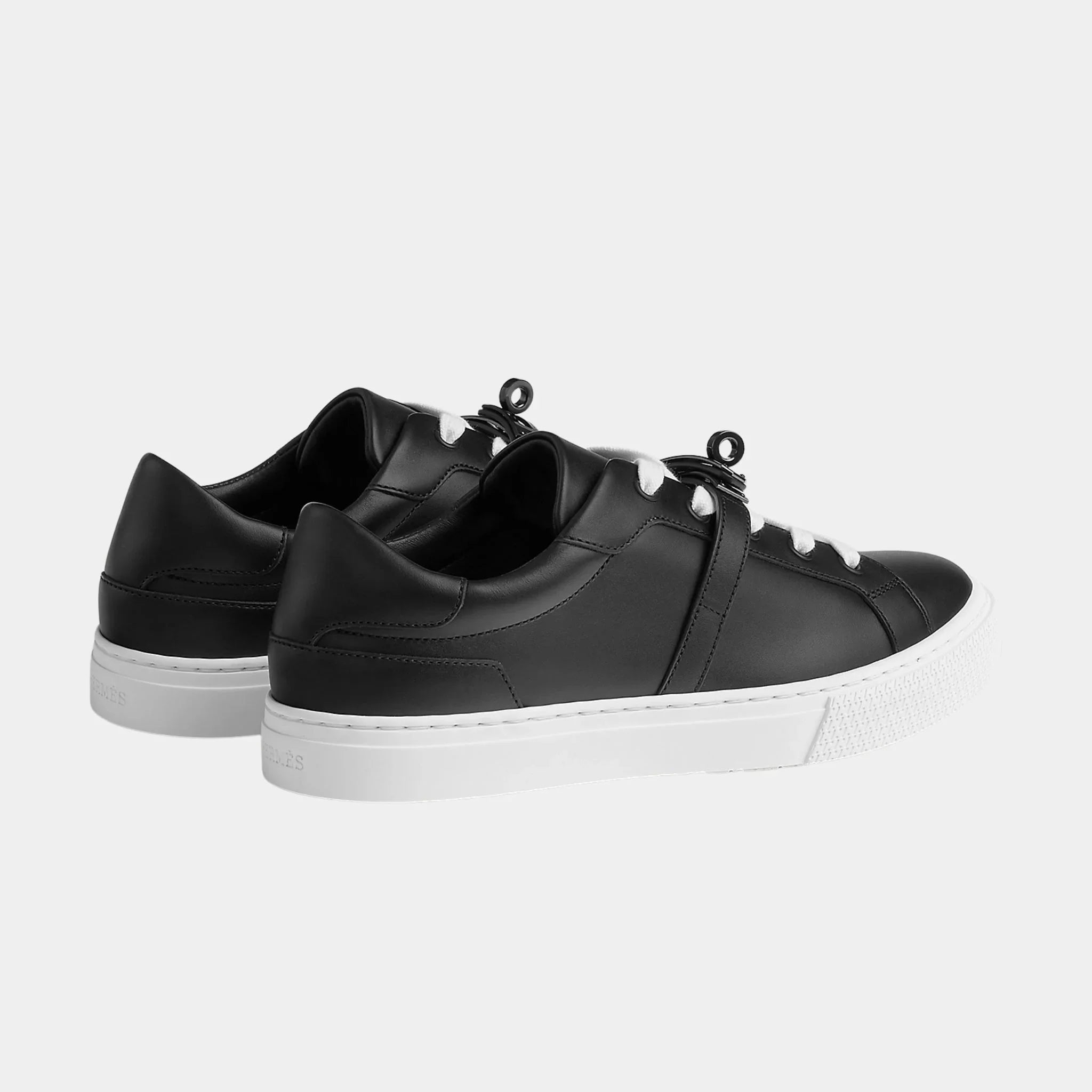 Day Sneaker in Calfskin with Black Buckle