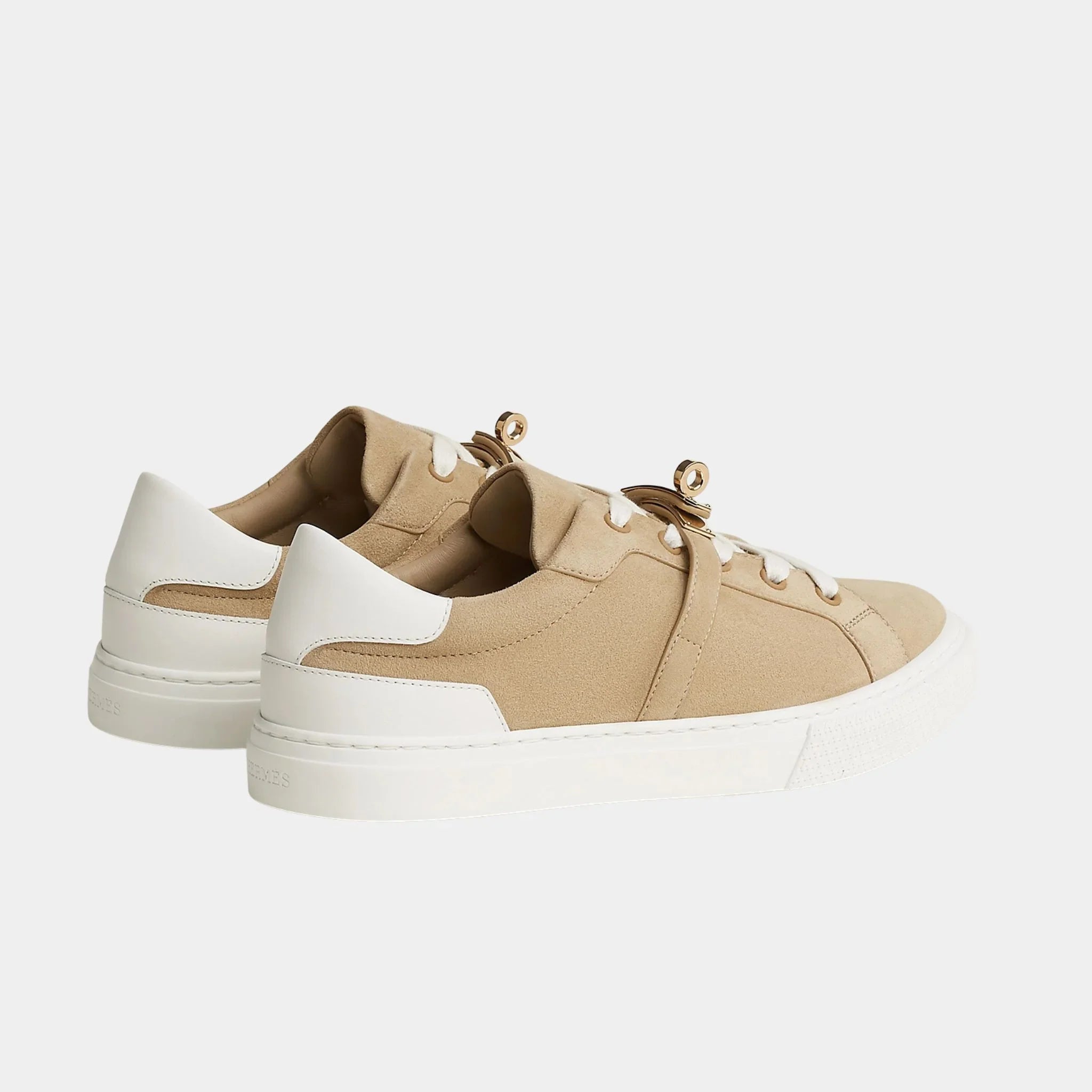 Day Sneakers in Calfskin and Suede Goatskin