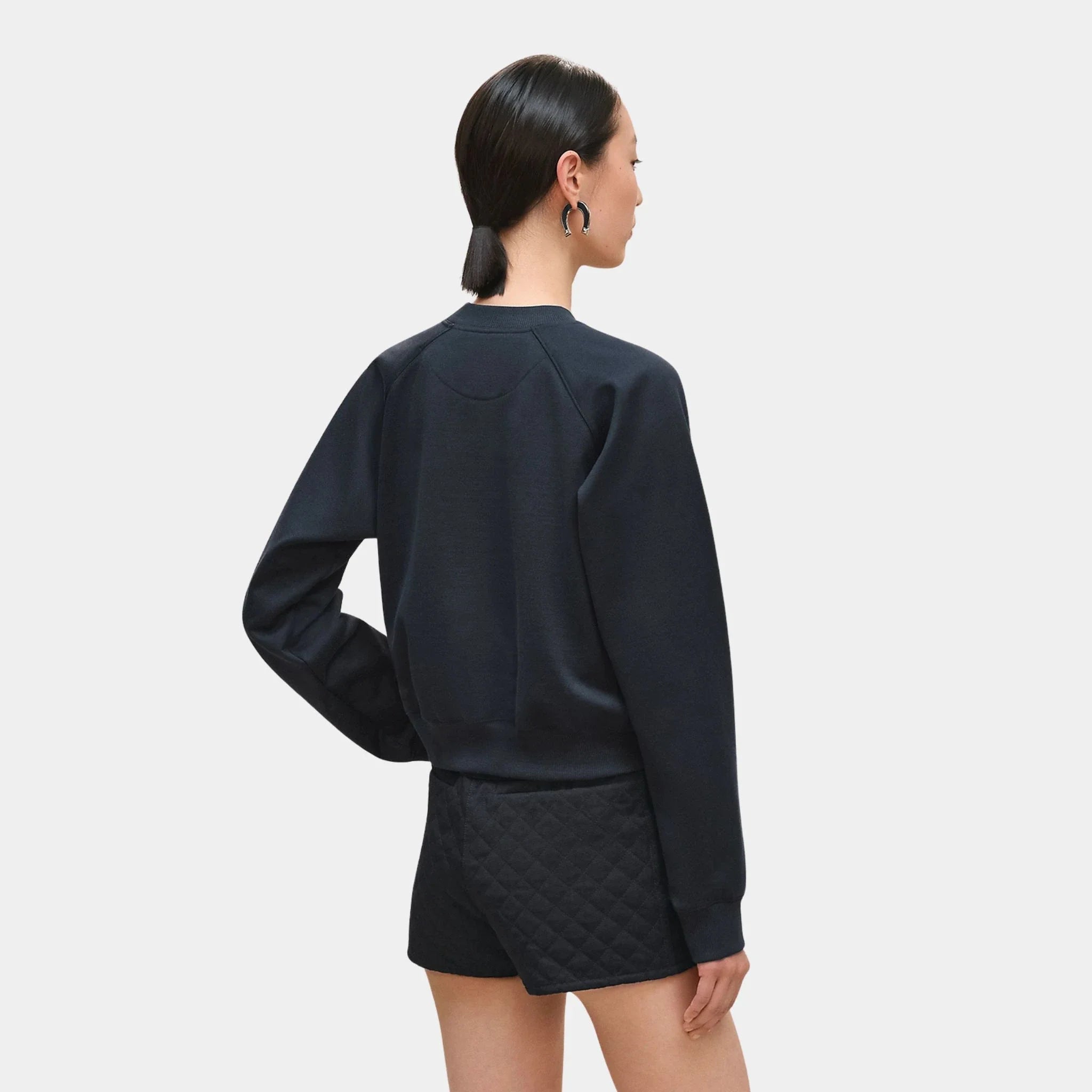 Della Cavalleria Raglan Sleeve Embroidered Sweatshirt