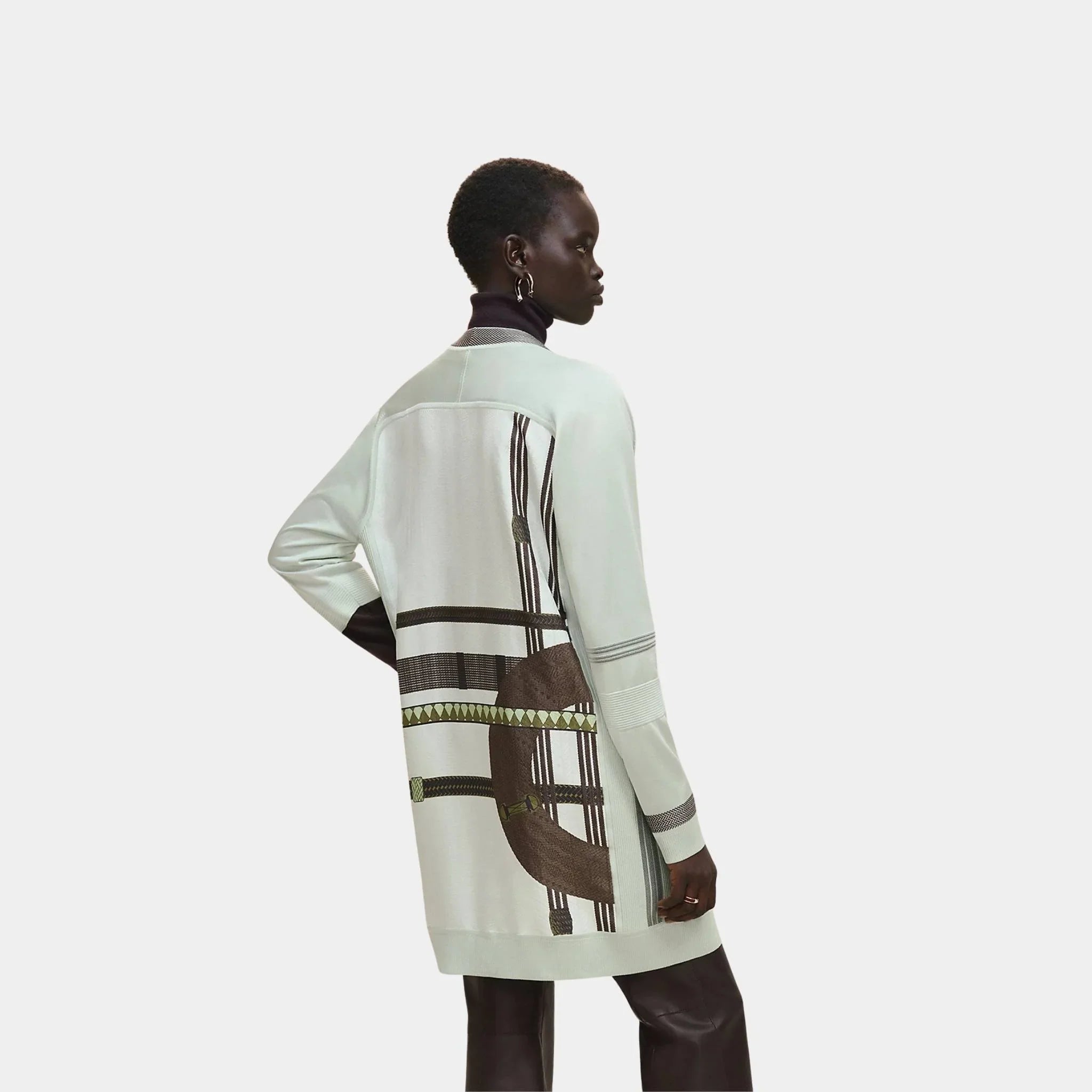 Dressage Tressage Long-sleeve Twillaine Cardigan