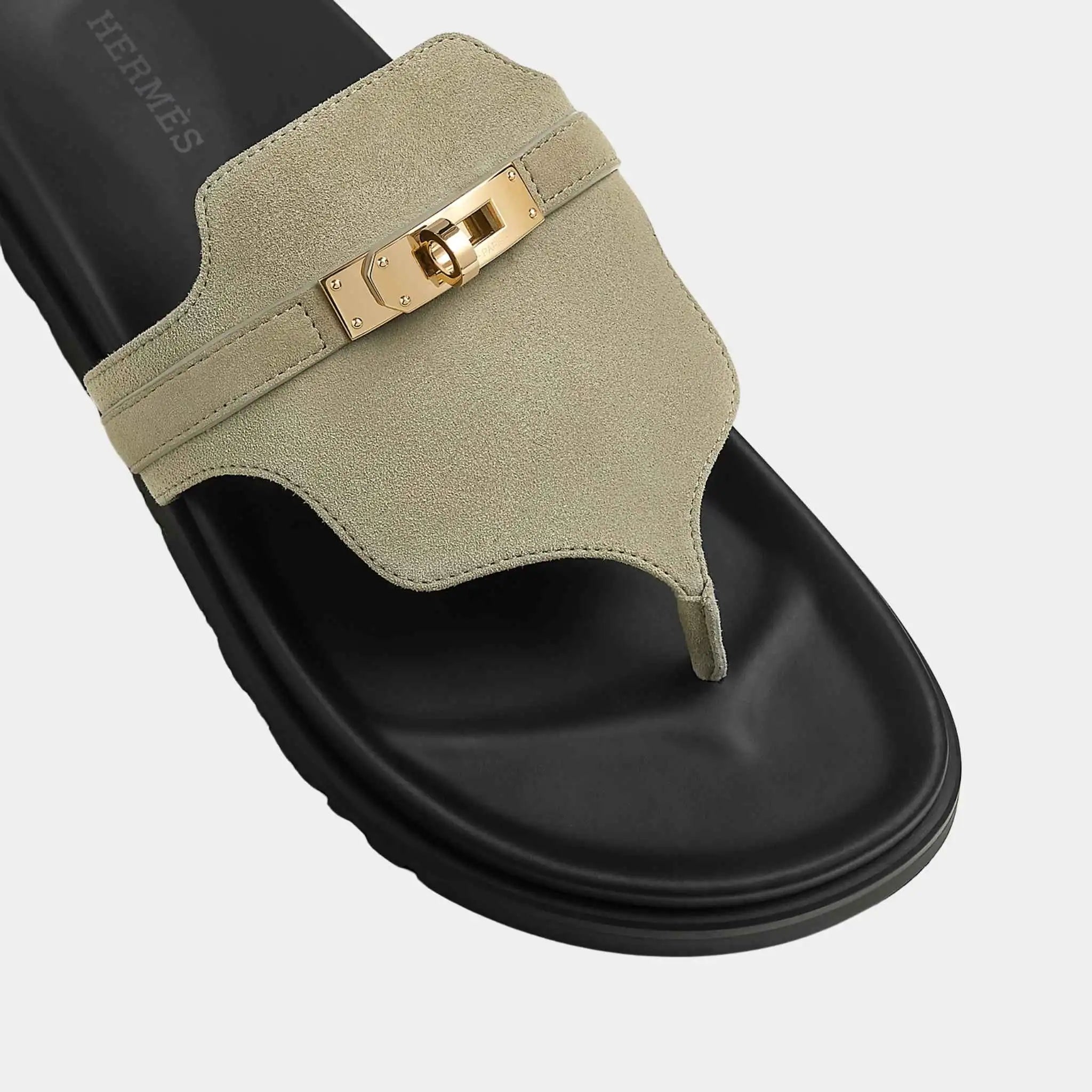 Empire Sandals in Suede Goatskin