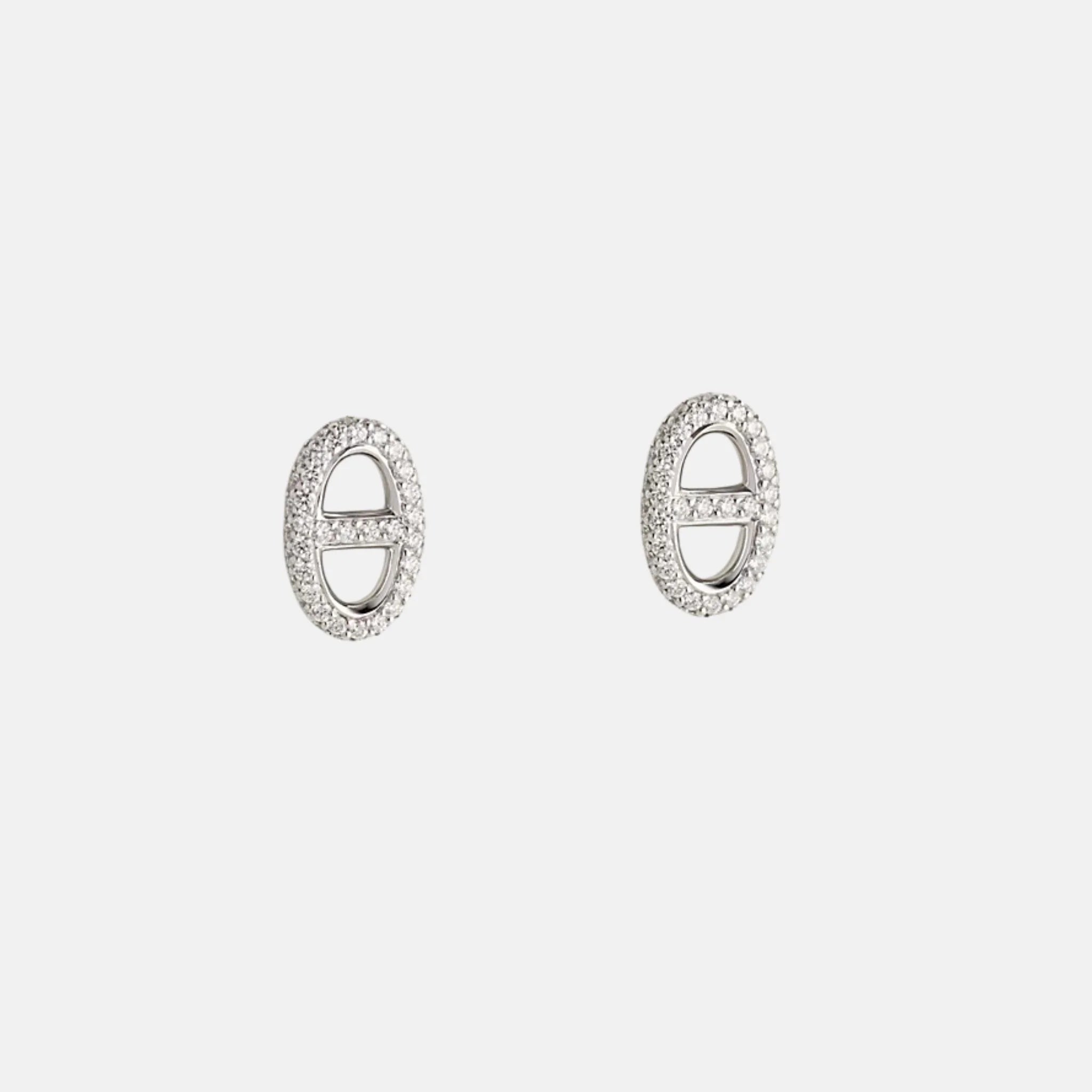 Farandole Earrings White Gold Diamonds
