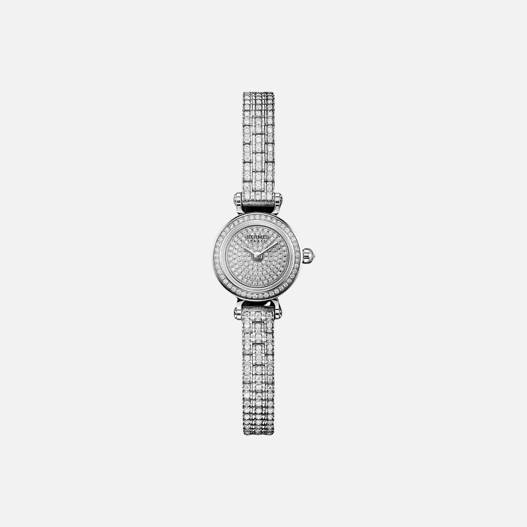 Faubourg Joaillerie Watch Mini 16mm White Gold Bracelet