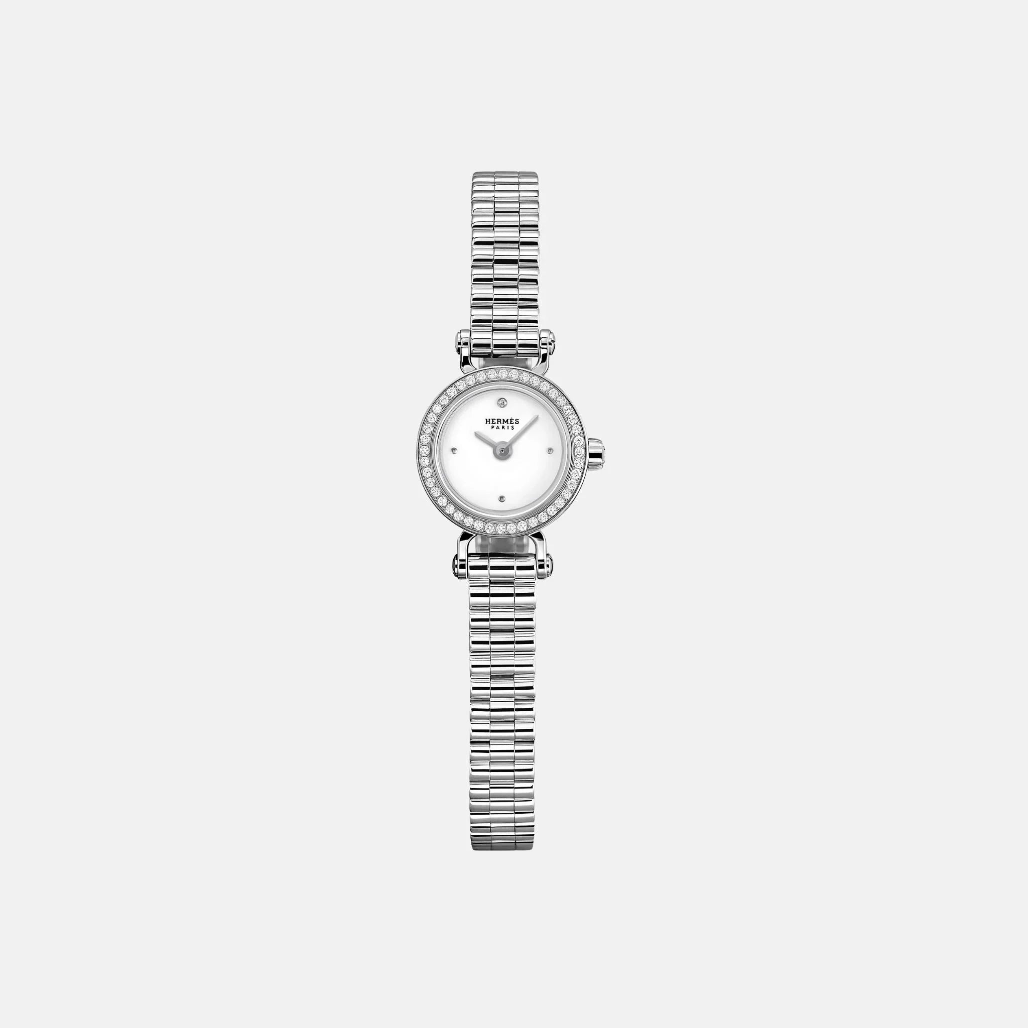 Faubourg Watch Mini 15mm White Gold Bracelet
