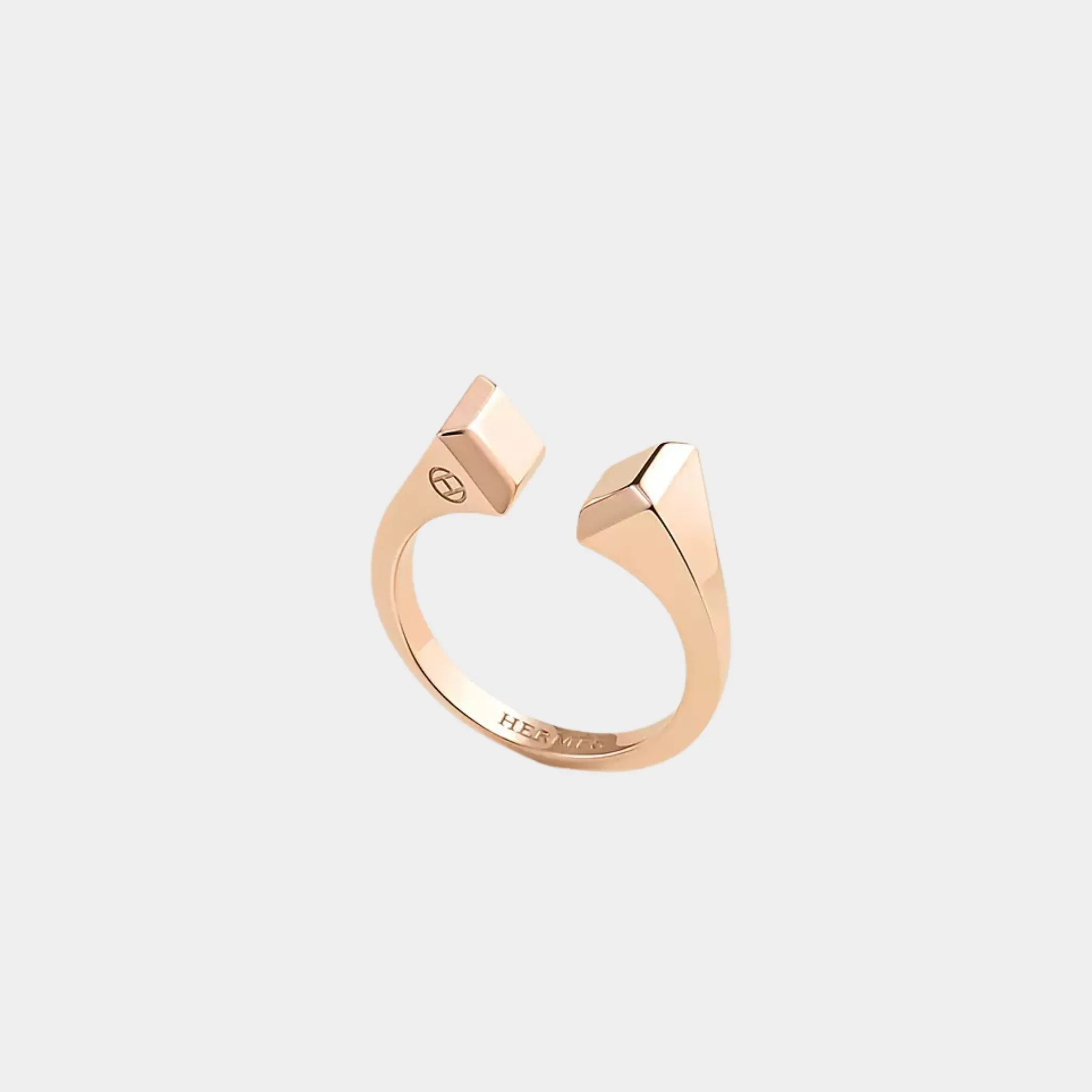 Forge Nail Ring Large Model Rose Gold