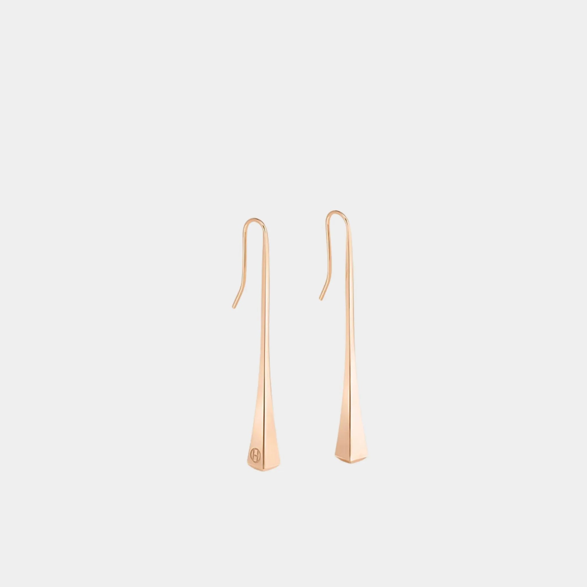 Forge Stud Earrings Rose Gold