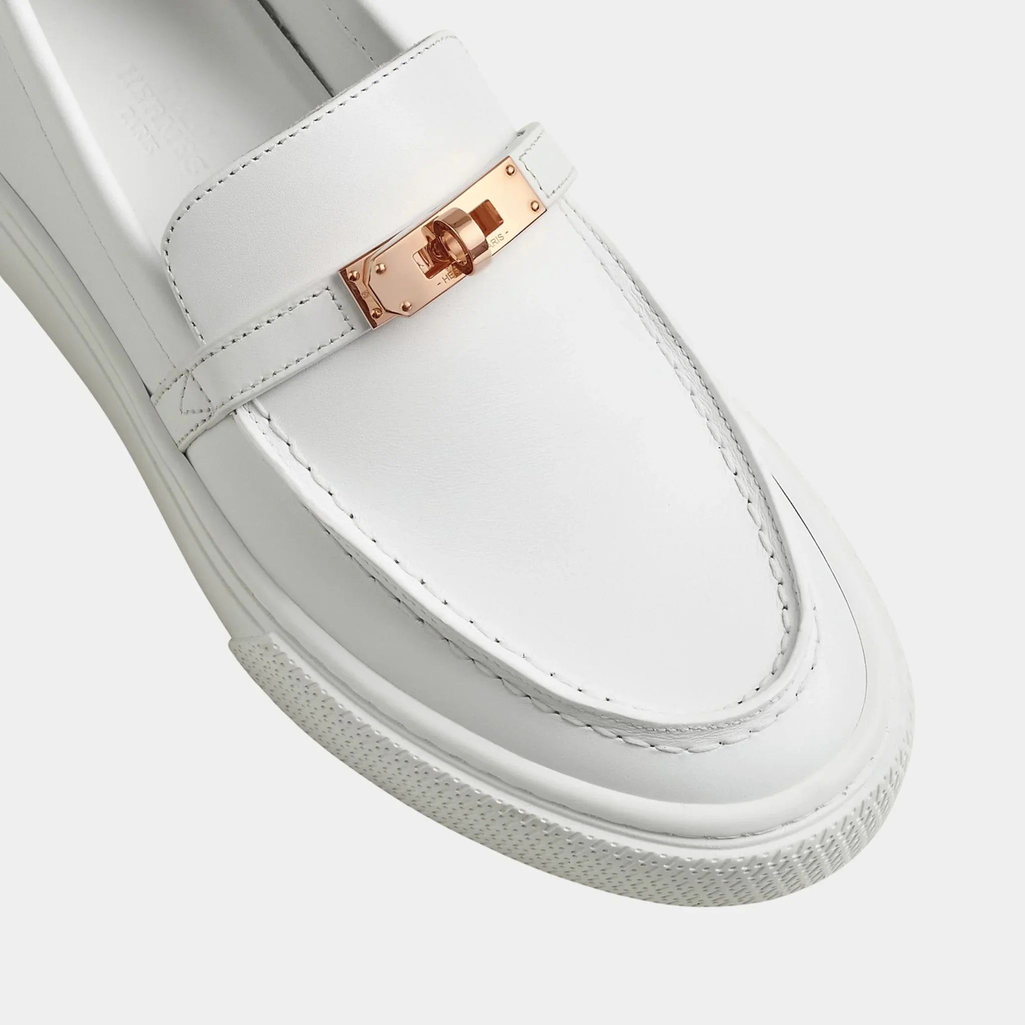 Game Slip-on Sneaker Calfskin with Rose Gold Buckle