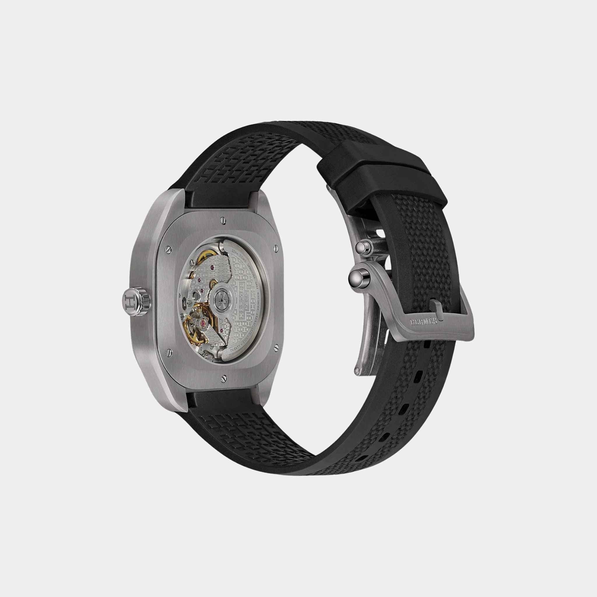 H08 42 mm Titanium Watch With Mirror Polished Chamfers