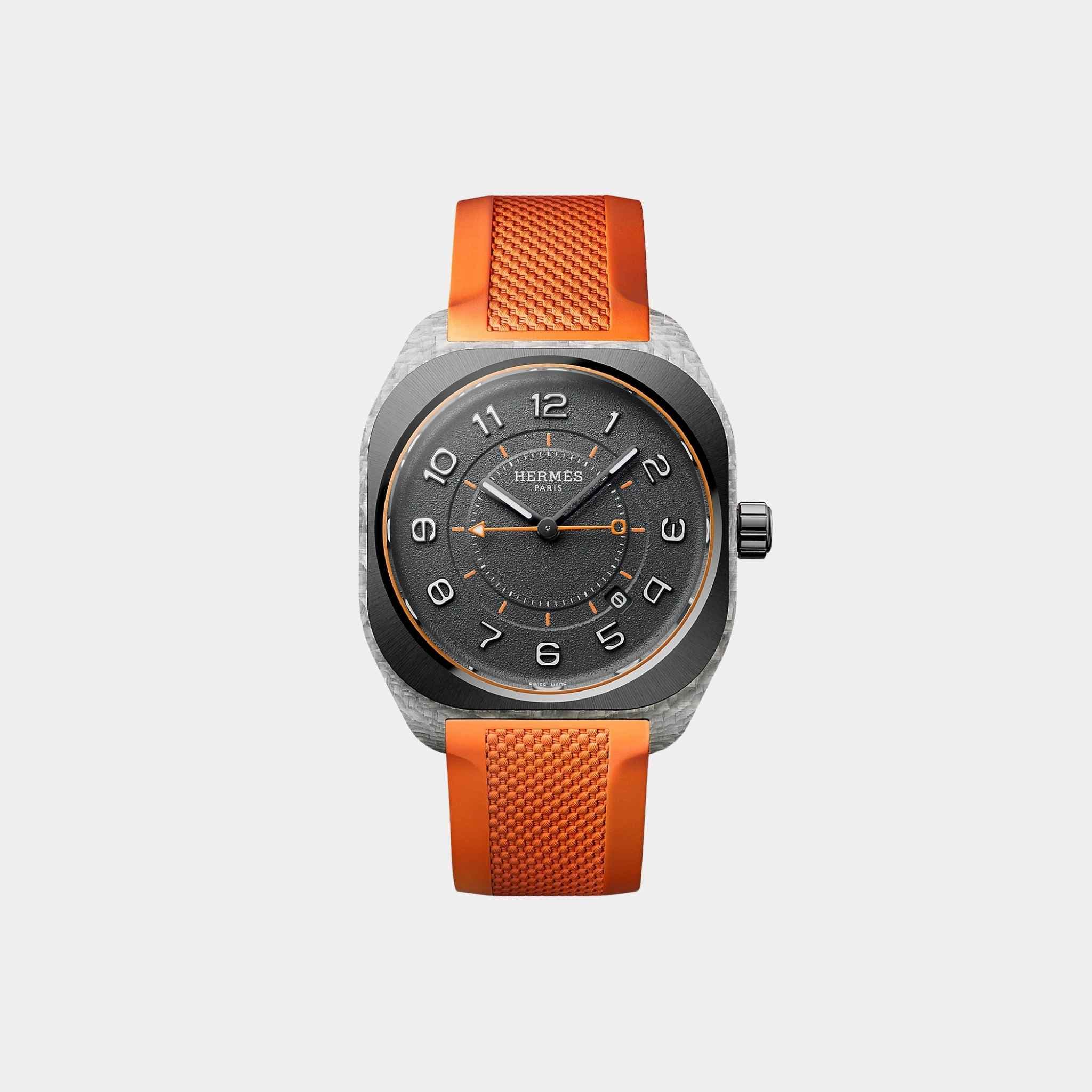 H08 Watch In Braided And Metallized Fiberglass