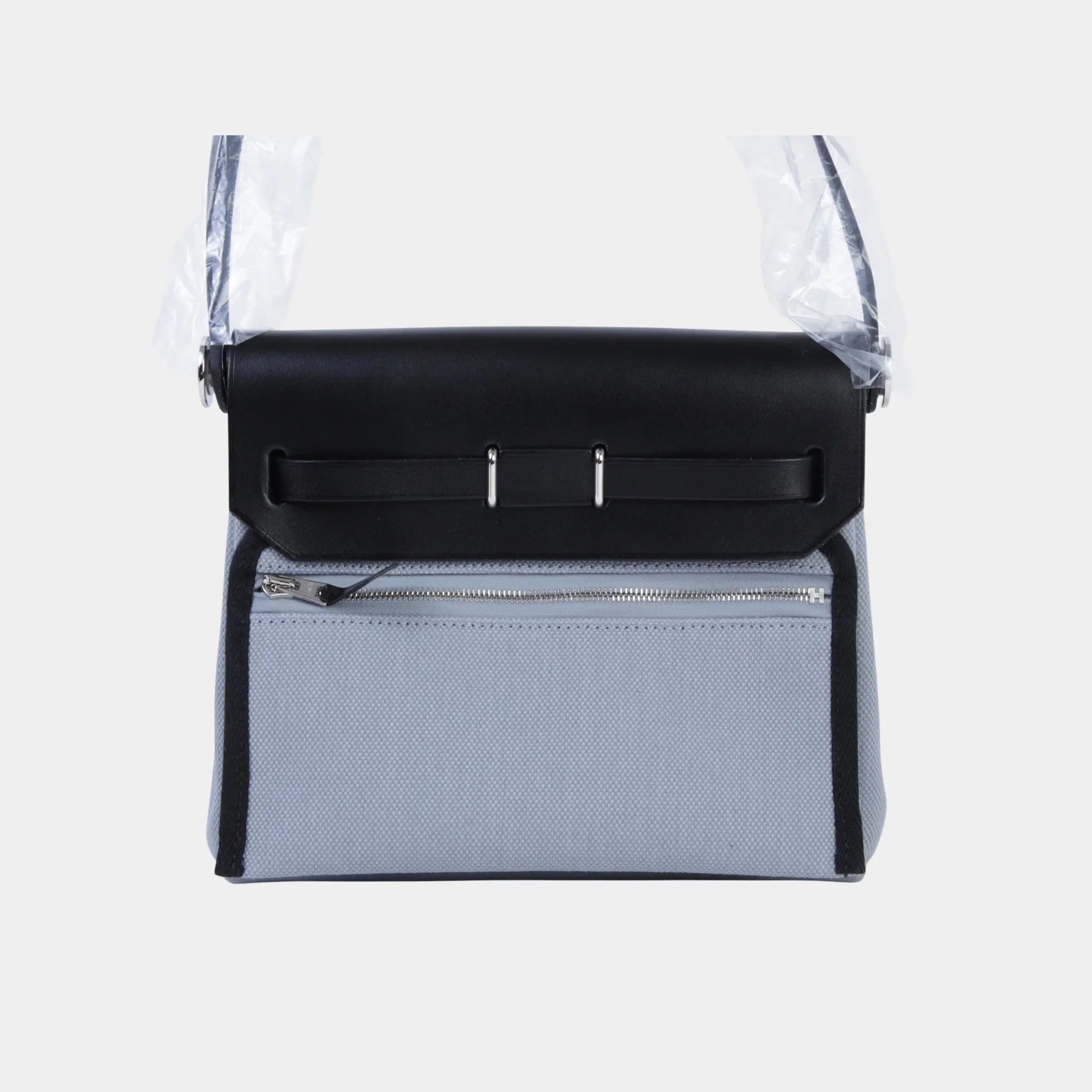 Herbag Zip Mini Vache Hunter-Canvas Black/Gris Pantin PHW