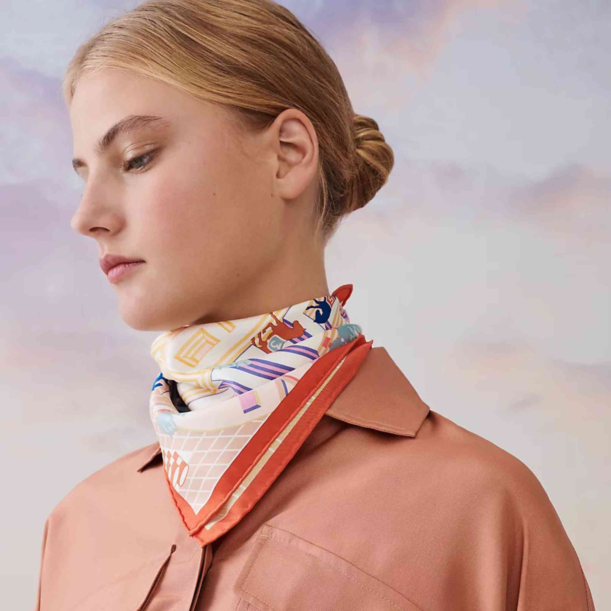 Horse Club Detail scarf 45