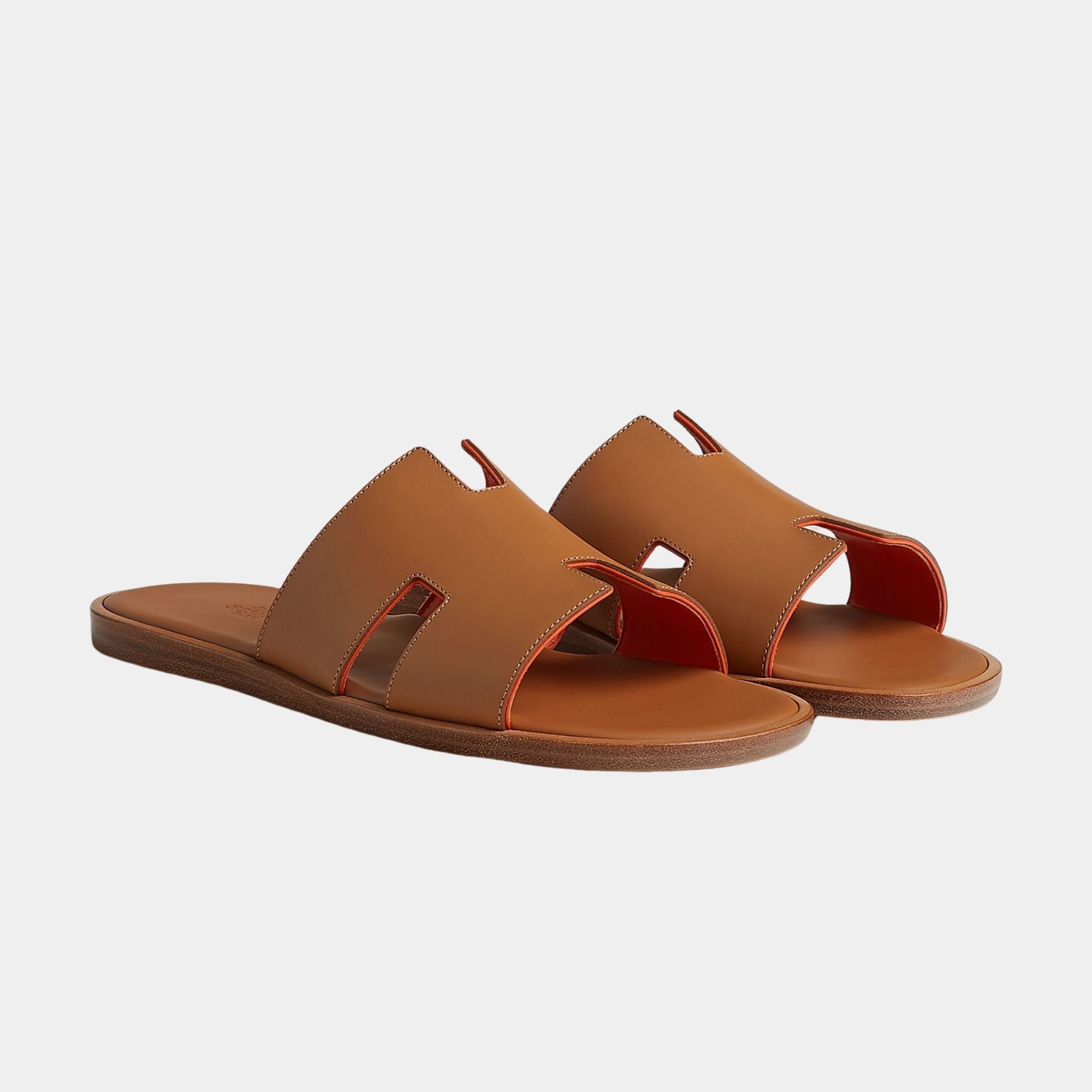 Izmir Sandal in Calfskin and Nappa Leather Piping