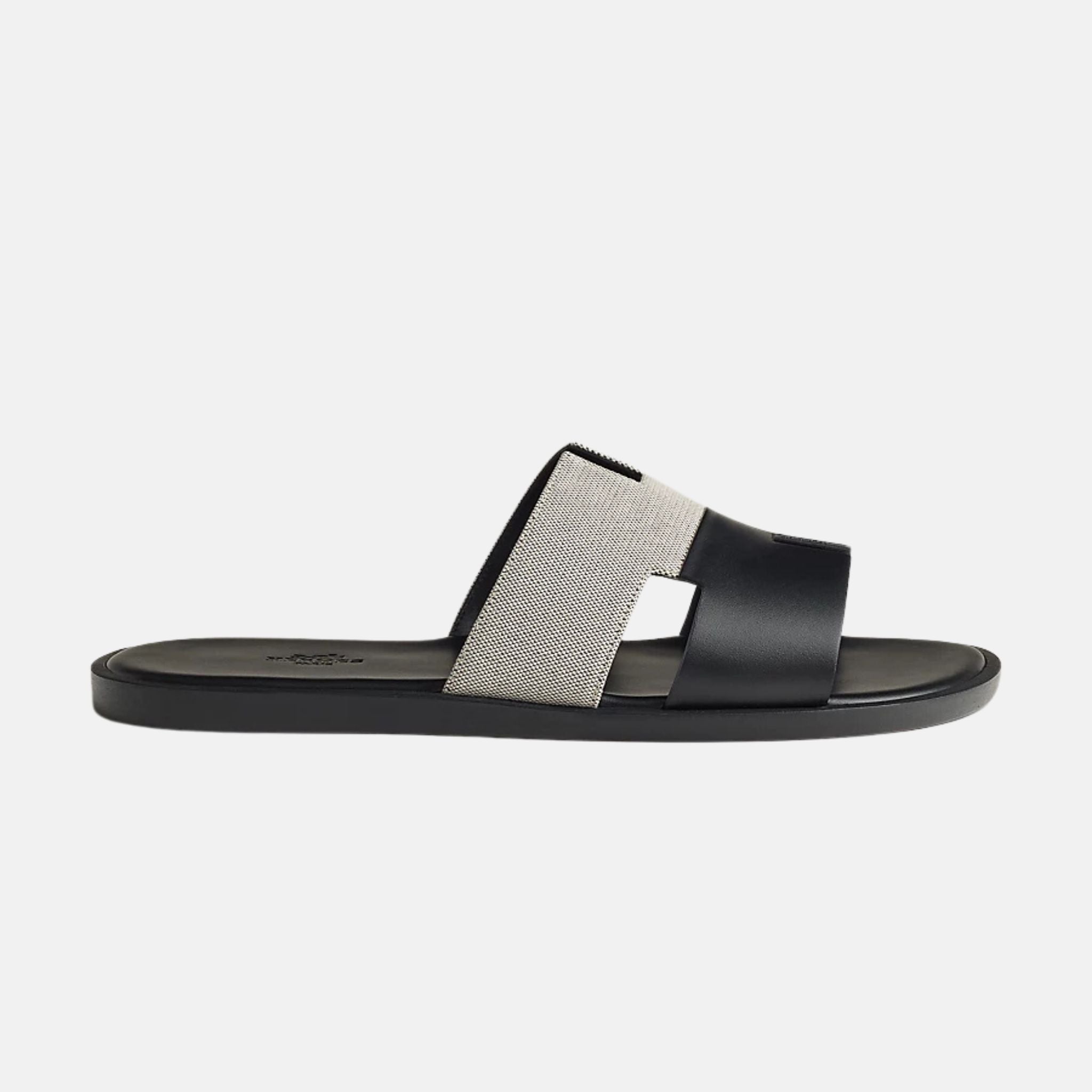 Izmir Sandal In H Canvas And Calfskin