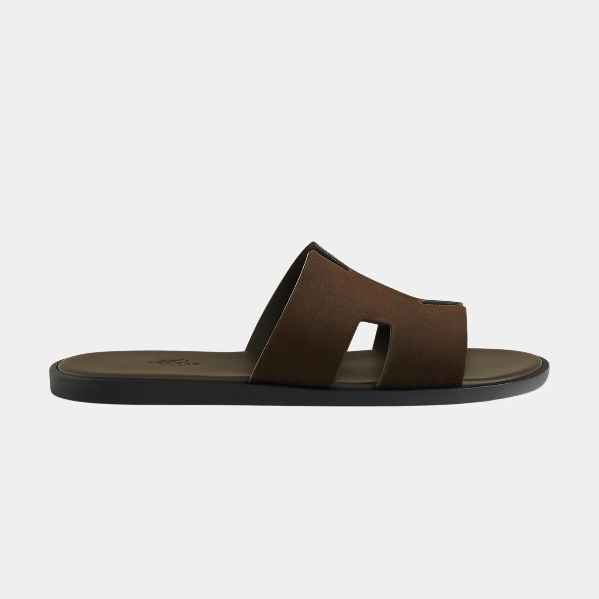 Izmir Sandal In Suede Goatskin