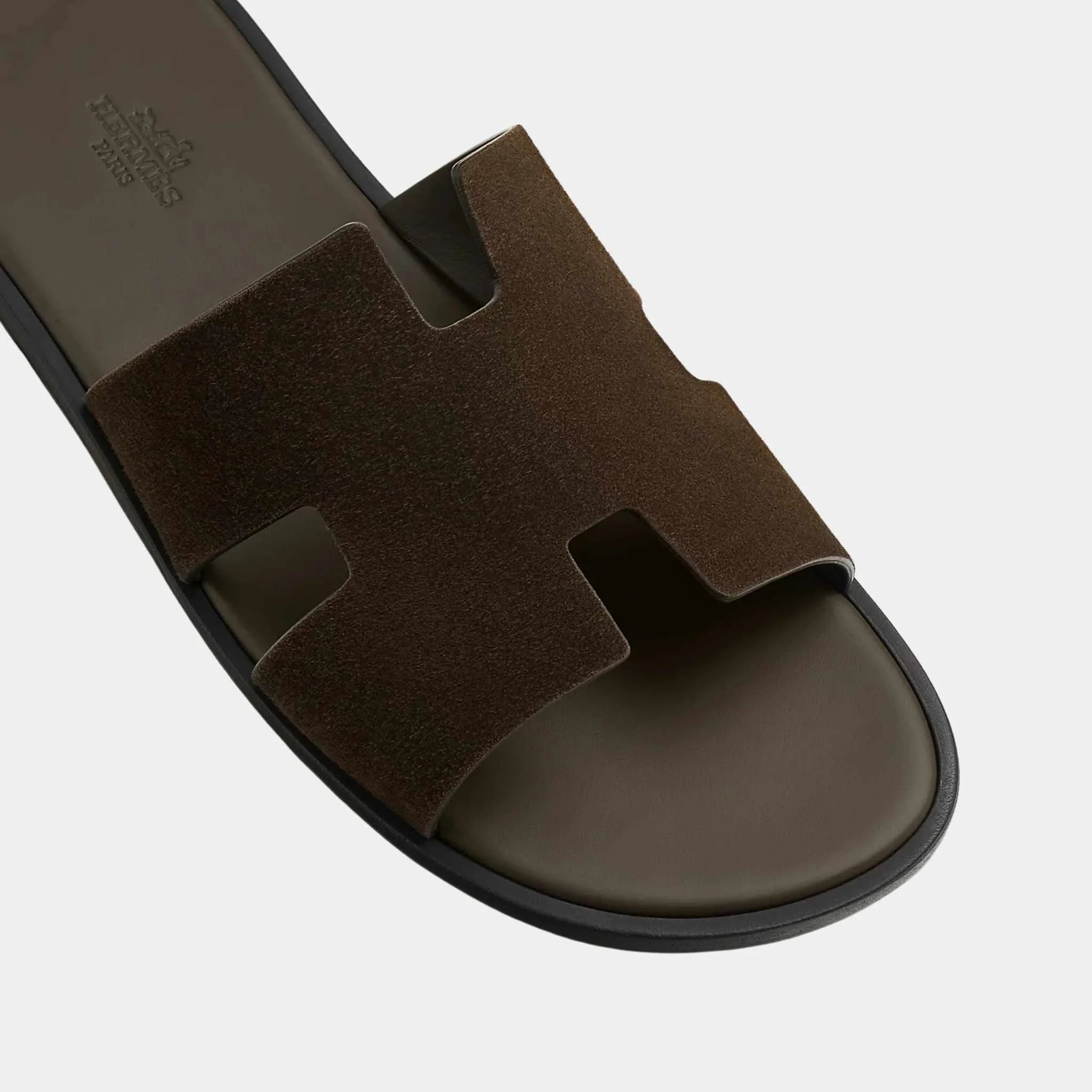 Izmir Sandal In Suede Goatskin