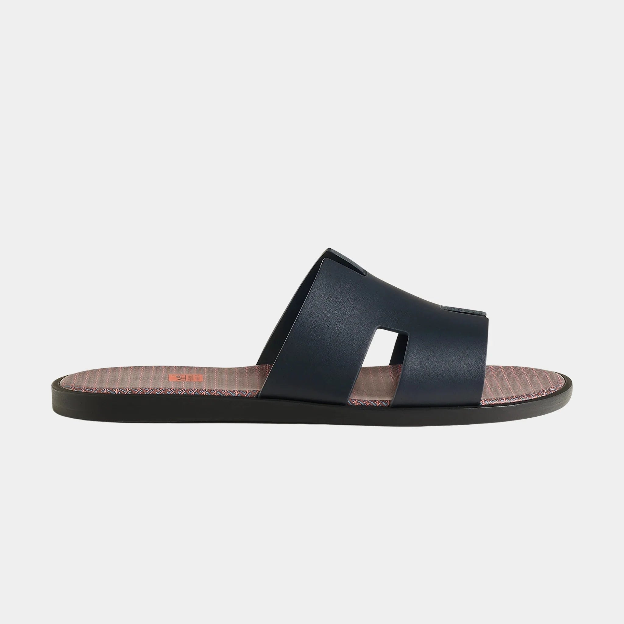 Izmir Sandals in Calfskin with H in Shadow Pattern