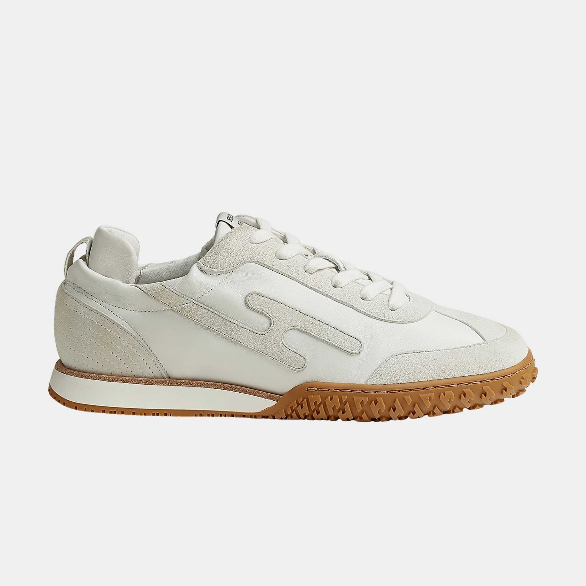 Jet Sneaker in Nappa Leather and Suede Goatskin