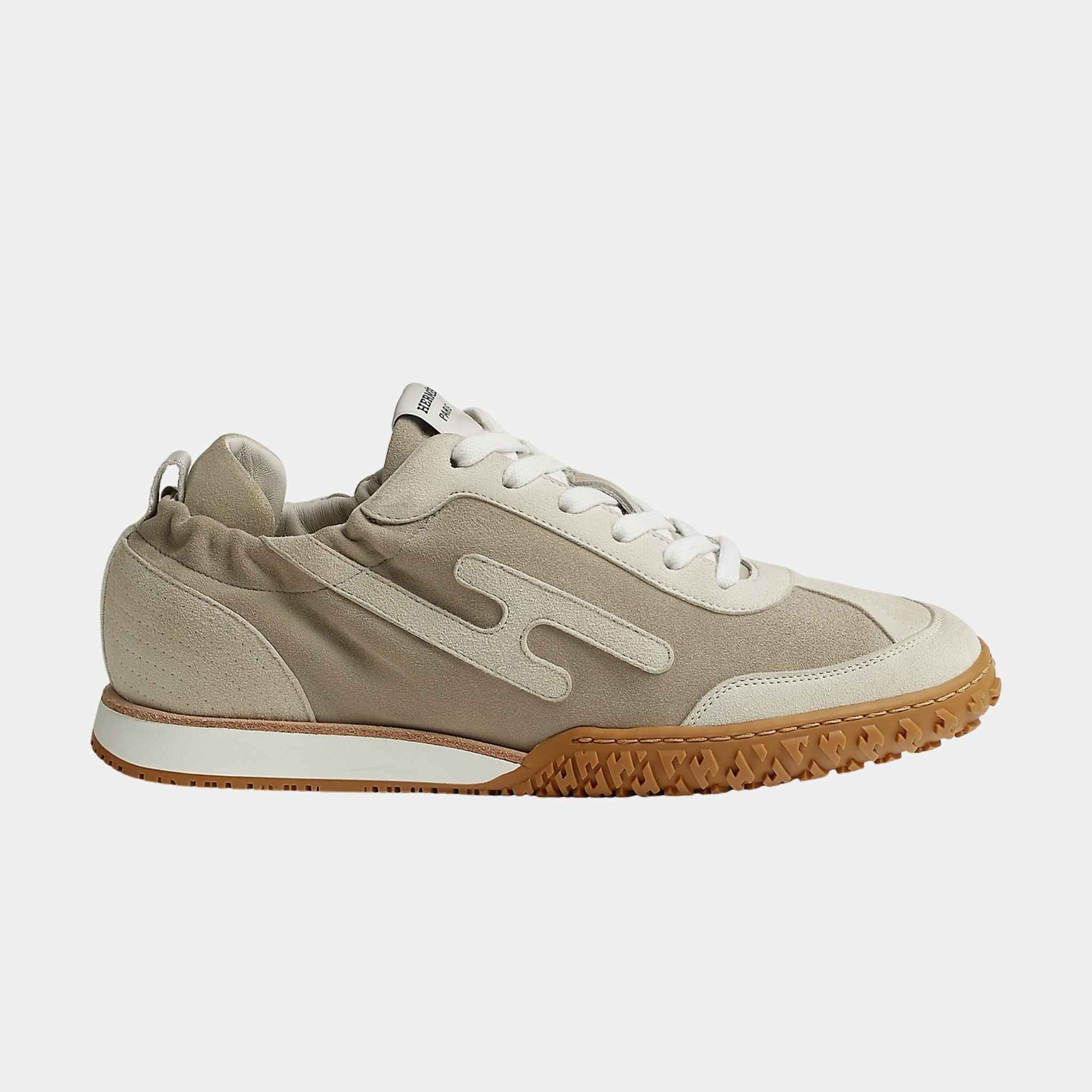 Jet Sneaker in Suede Goatskin