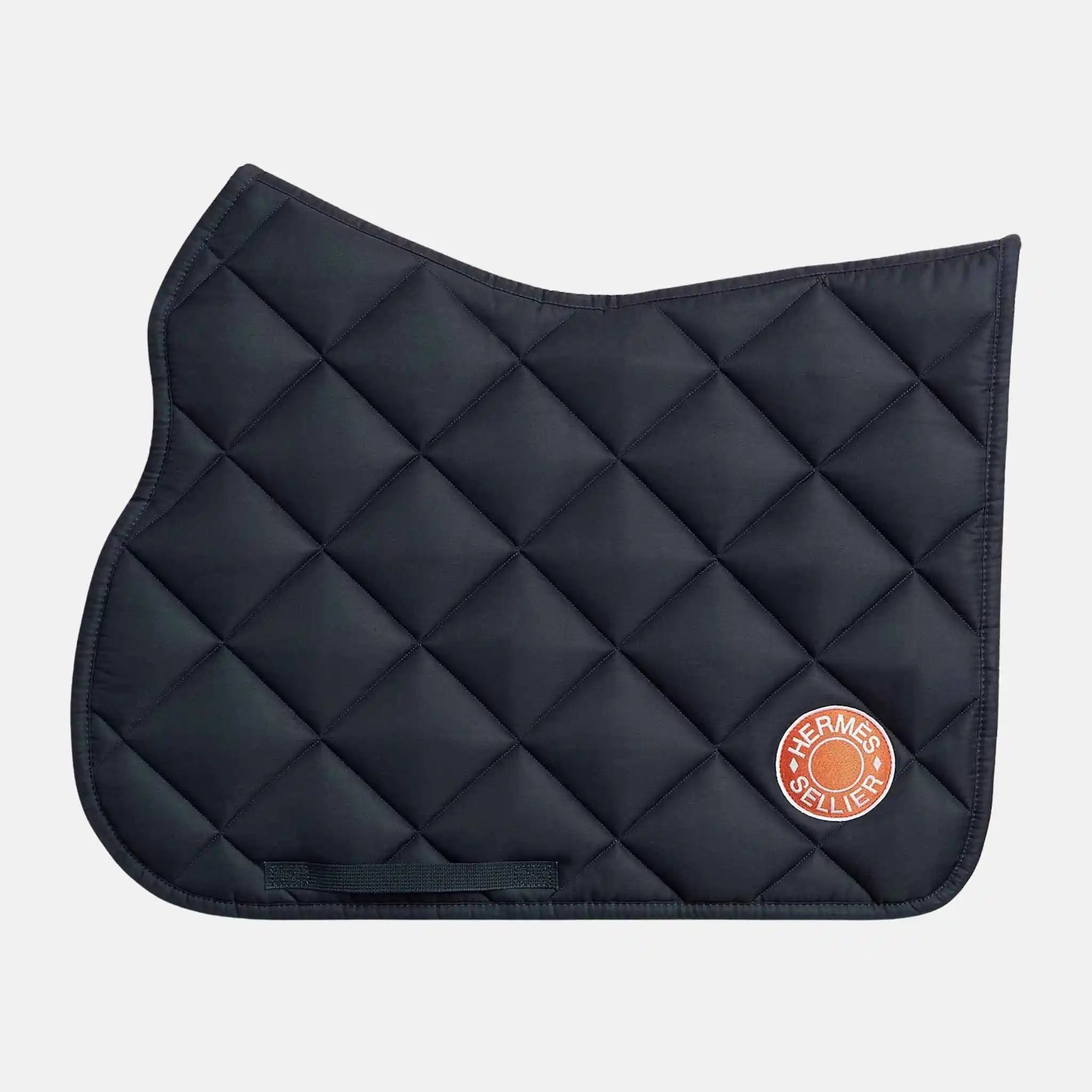 Hermes Jump Mixed Saddle Pad, Navy