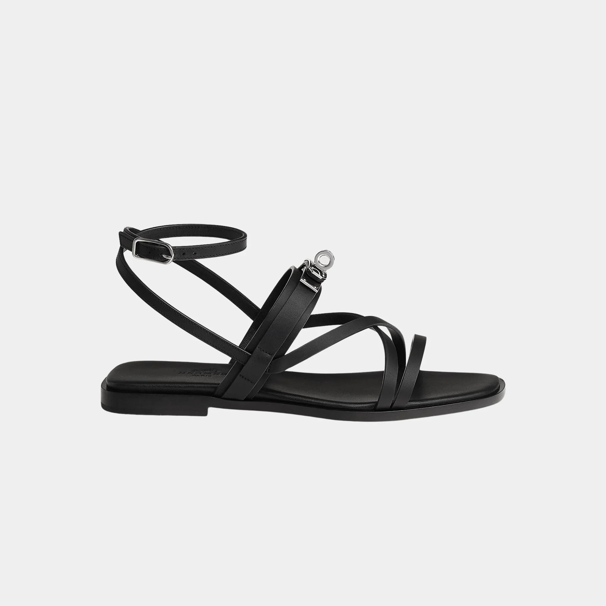 June Sandals with Straps in Calfskin
